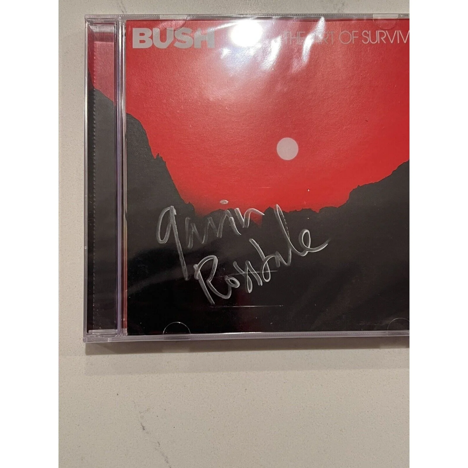 Gavin Rossdale signed BUSH The Art of Survival CD AUTOGRAPHED Auto Silver marker, image 2