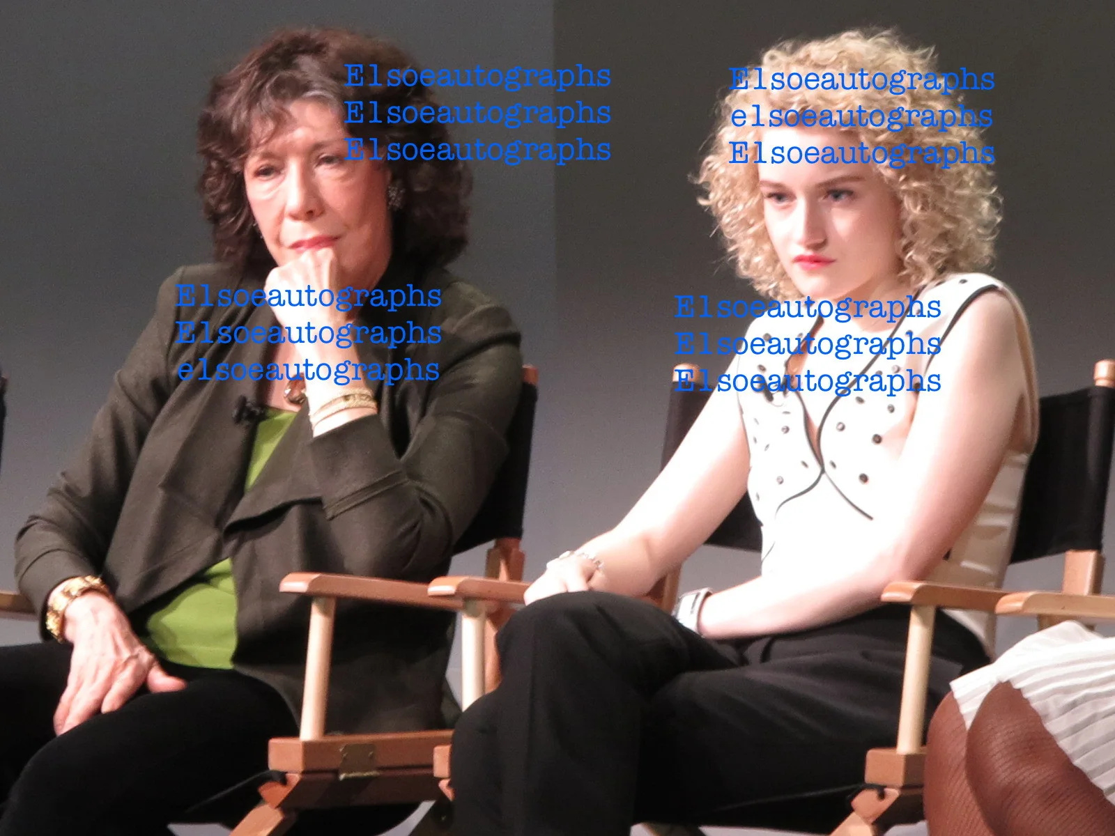 Lily Tomlin — Lily Tomlin signed 8X10 photo In Person. Exact Proof - 9 To 5, Grace Frankie, image 2