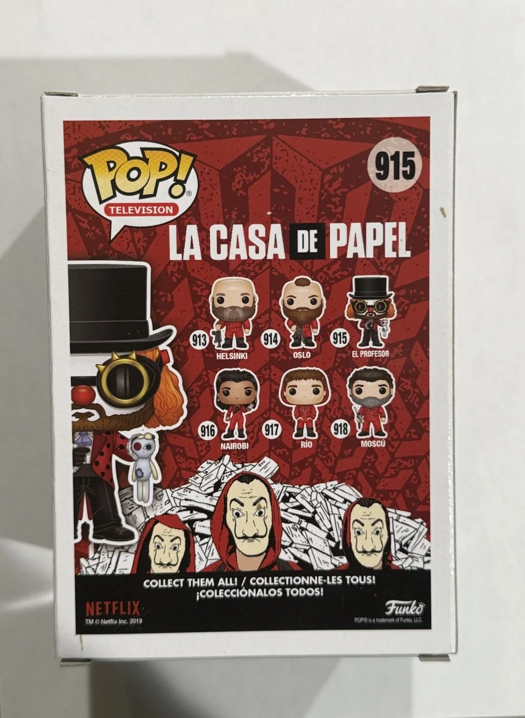 Alvaro Morte Signed Autographed El Profesor Money Heist Casa Papel Funko Pop 915, изображение 3