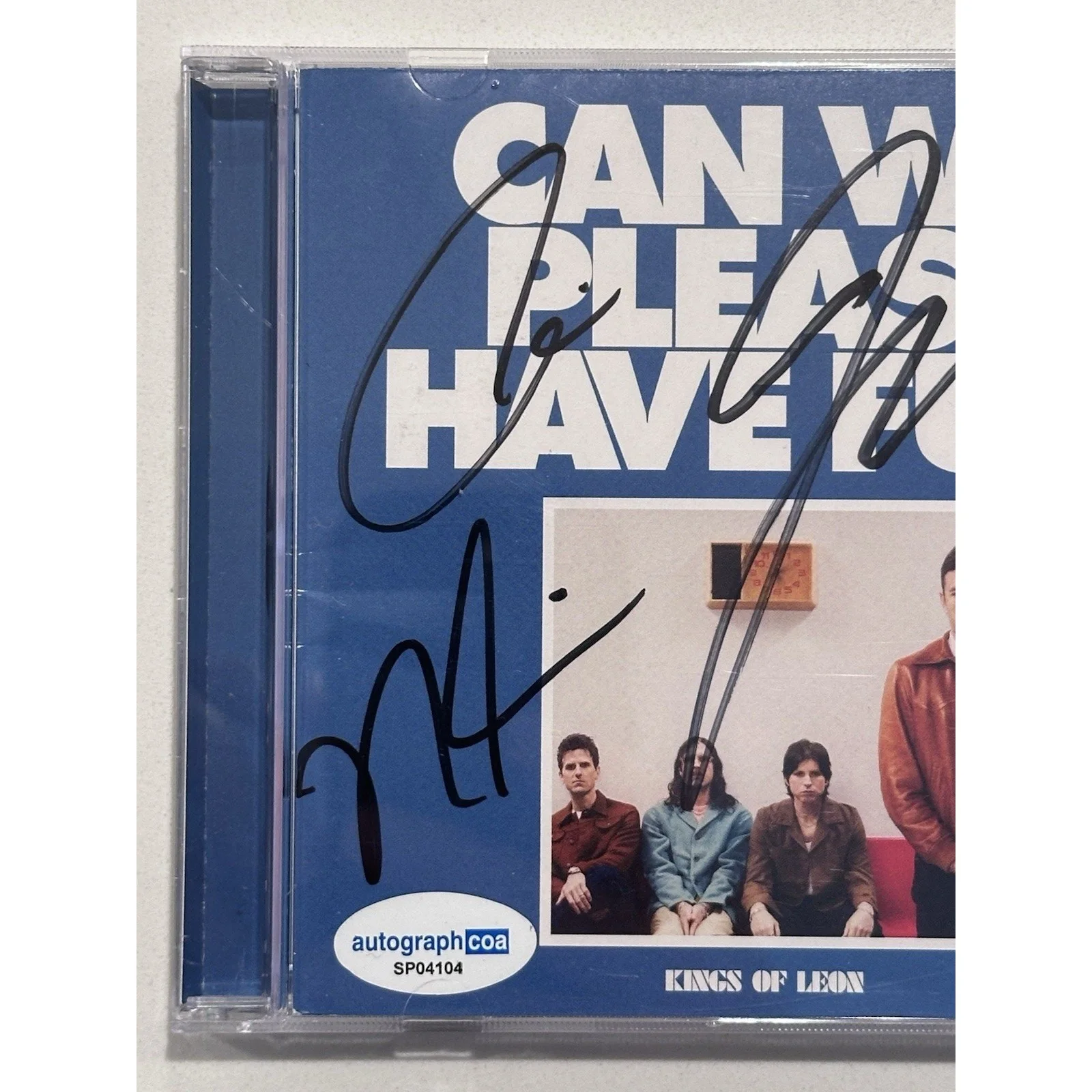 Kings of Leon - Can We Please Have Fun SIGNED CD AUTOGRAPH COA ACOA #3, изображение 4