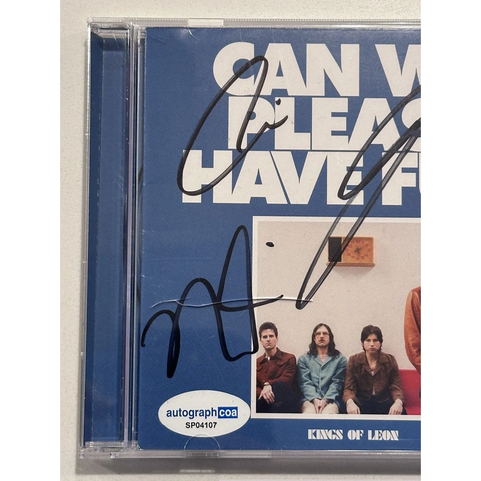 Kings of Leon - Can We Please Have Fun SIGNED CD AUTOGRAPH COA ACOA #2, изображение 4
