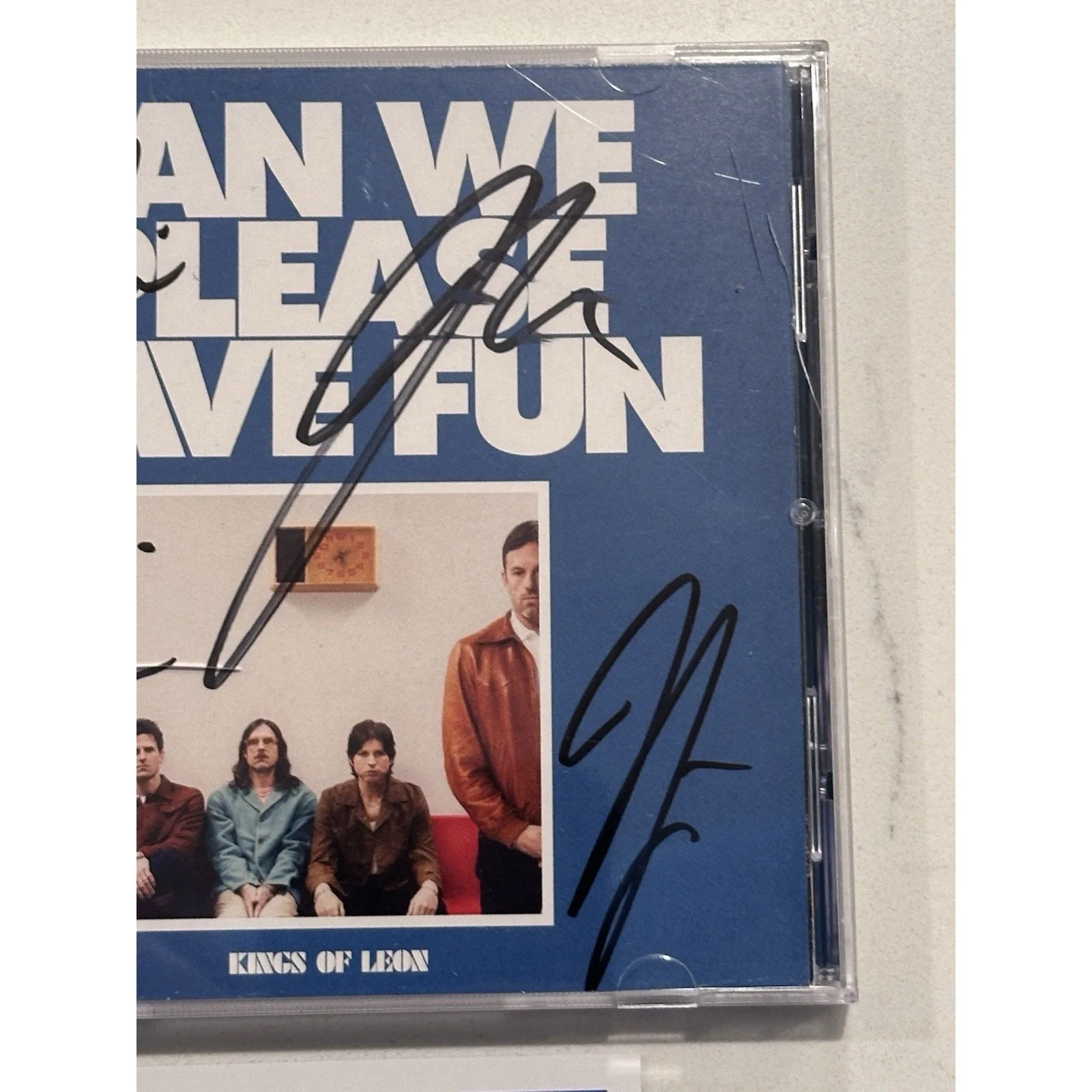 Kings of Leon - Can We Please Have Fun SIGNED CD AUTOGRAPH COA ACOA #2, изображение 5