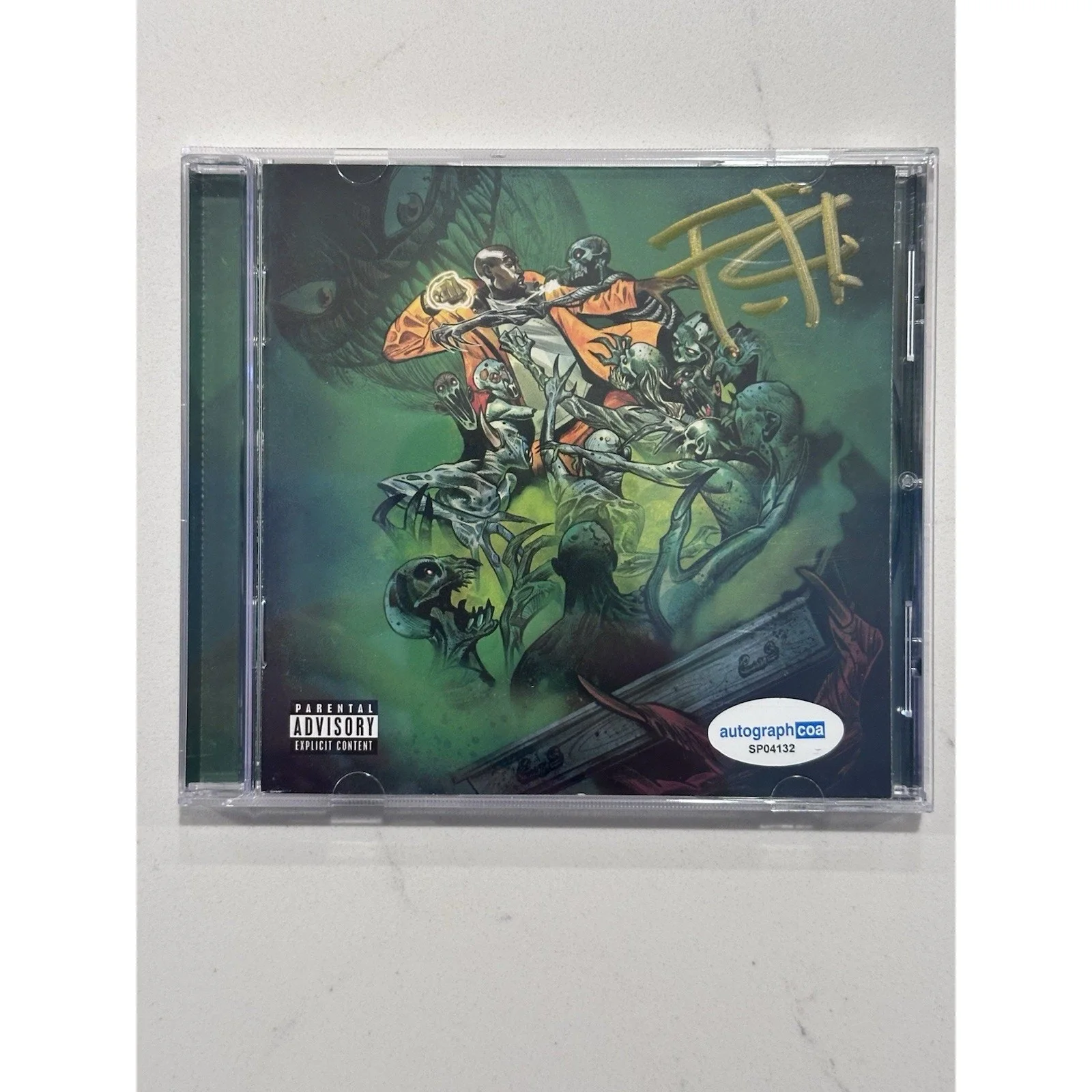 **SIGNED** Freddie Gibbs - You Only Die 1nce CD autographed!! COA ACOA #1, image 3