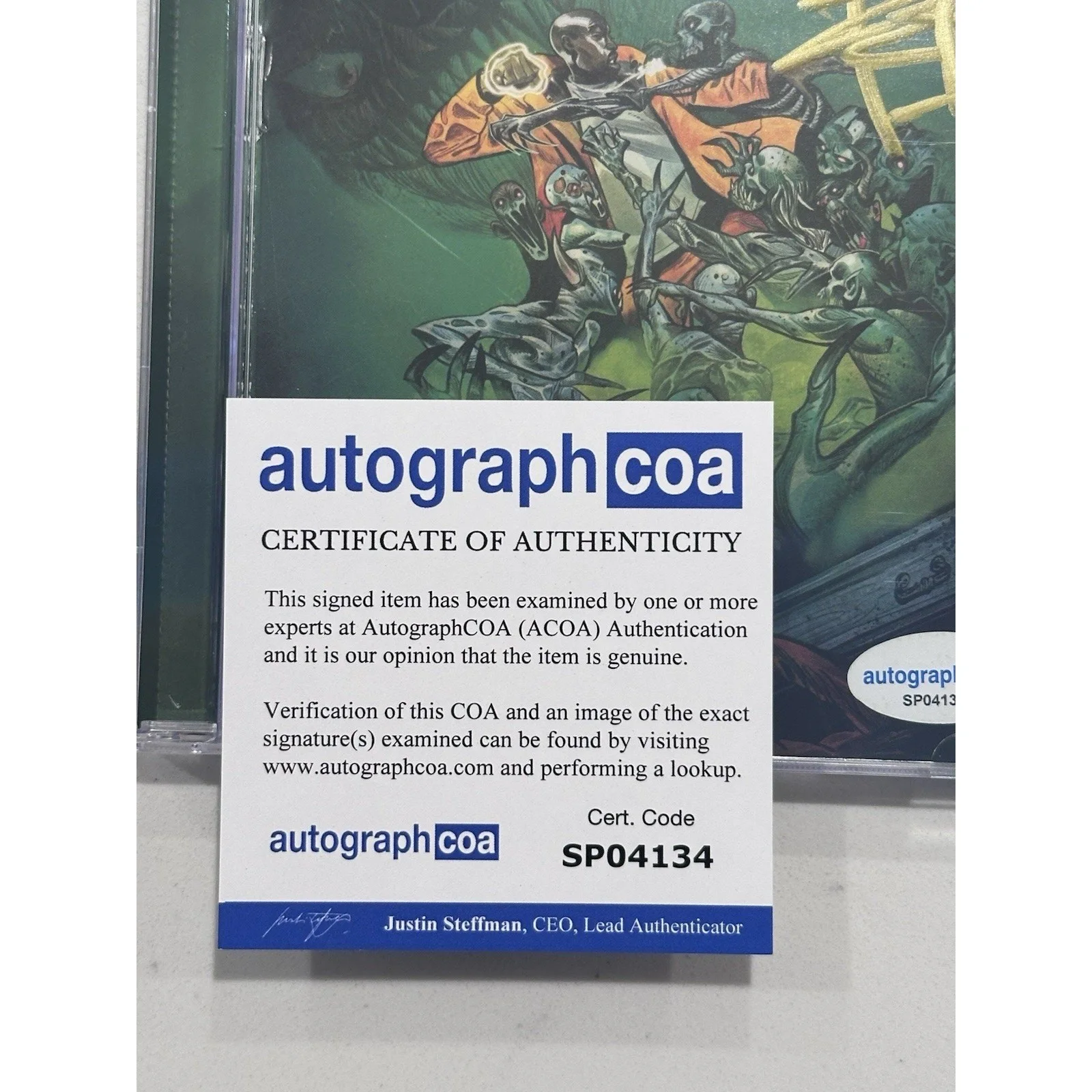 **SIGNED** Freddie Gibbs - You Only Die 1nce CD autographed!! COA ACOA #3, изображение 2