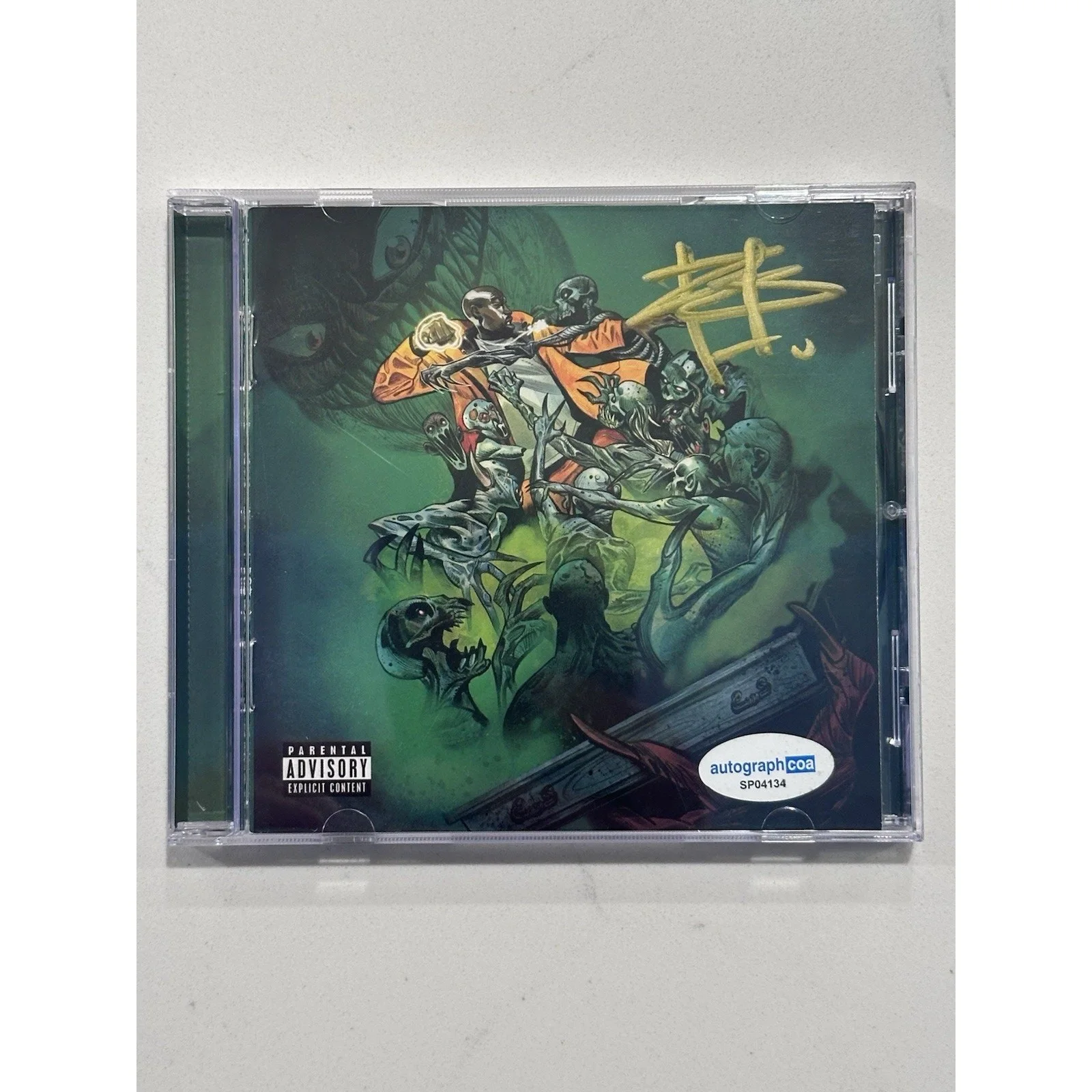 **SIGNED** Freddie Gibbs - You Only Die 1nce CD autographed!! COA ACOA #3, изображение 3
