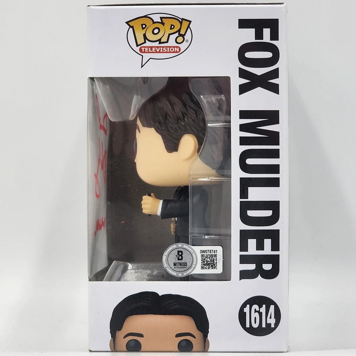 David Duchovny — David Duchovny Signed X-Files Funko (1614) w/ "Mulder", изображение 3