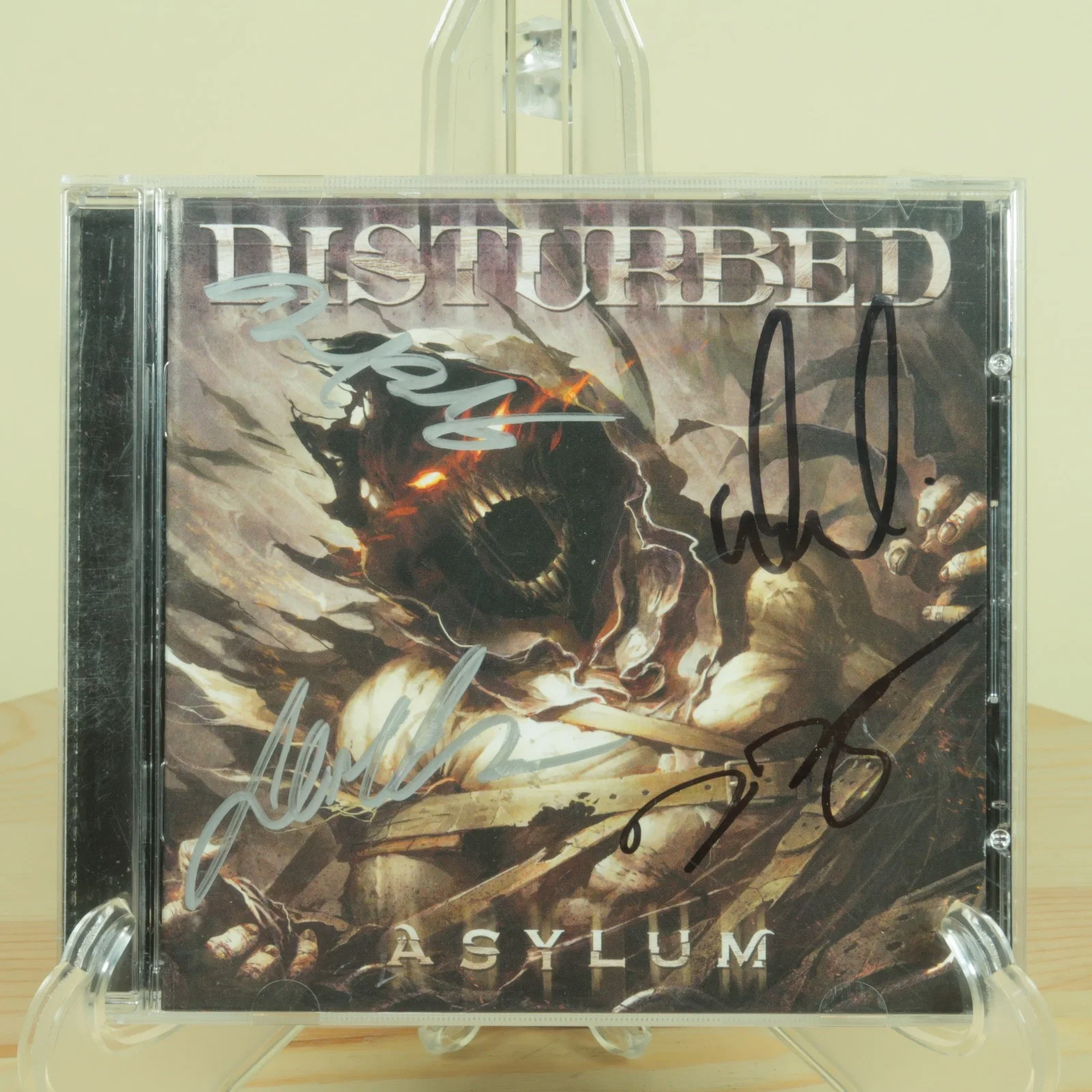Disturbed Asylum CD Reprise Signed Booklet, image 2