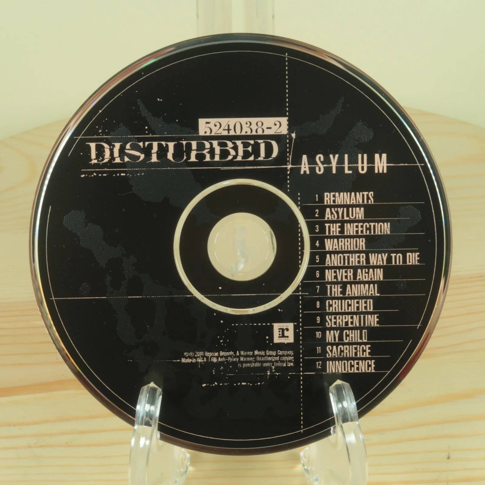 Disturbed Asylum CD Reprise Signed Booklet, image 4