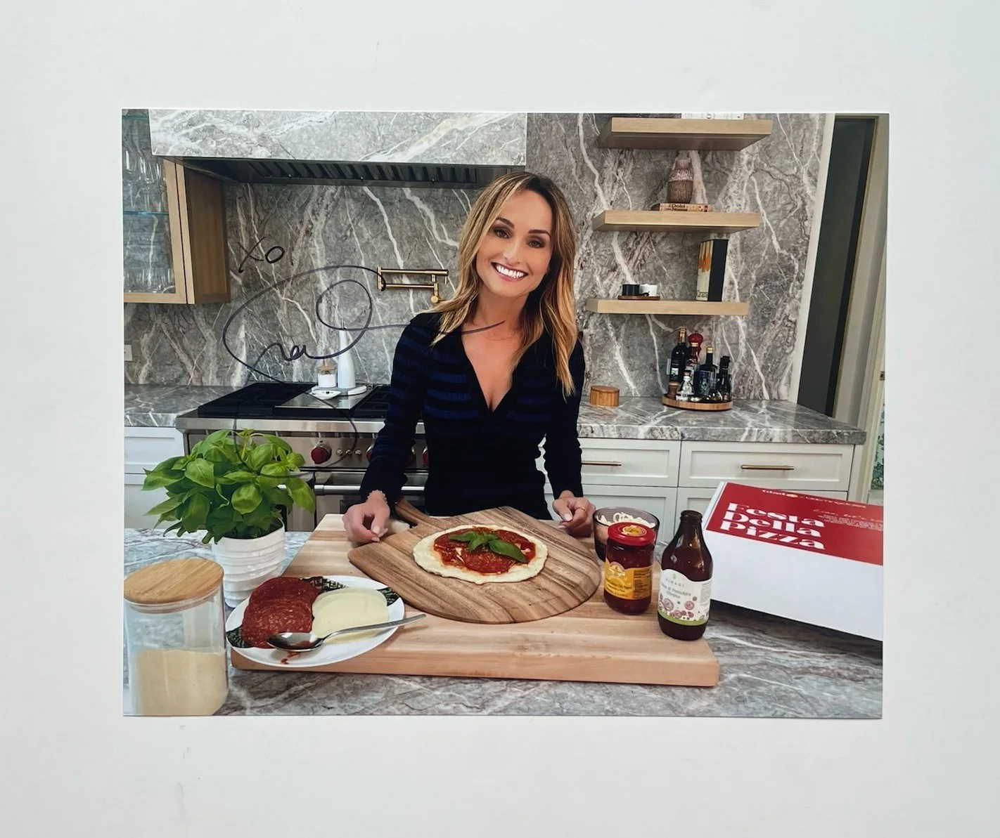 Giada De Laurentiis — Giada De Laurentiis Authentic Hand Signed 8x10 Photo Autograph Chef TV Host