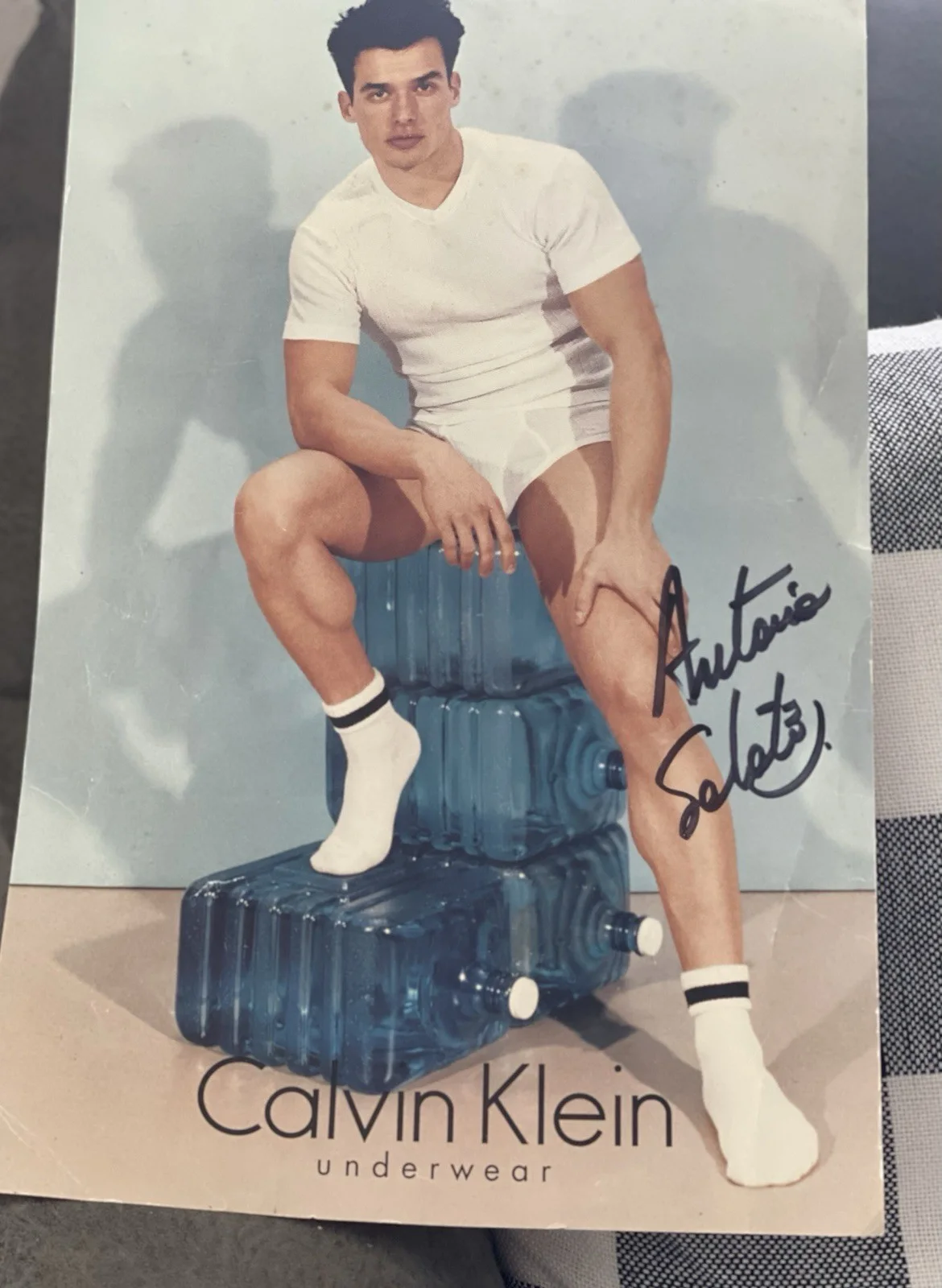 Antonio Sabato Jr. Autographed Calvin Klein Poster, image 2