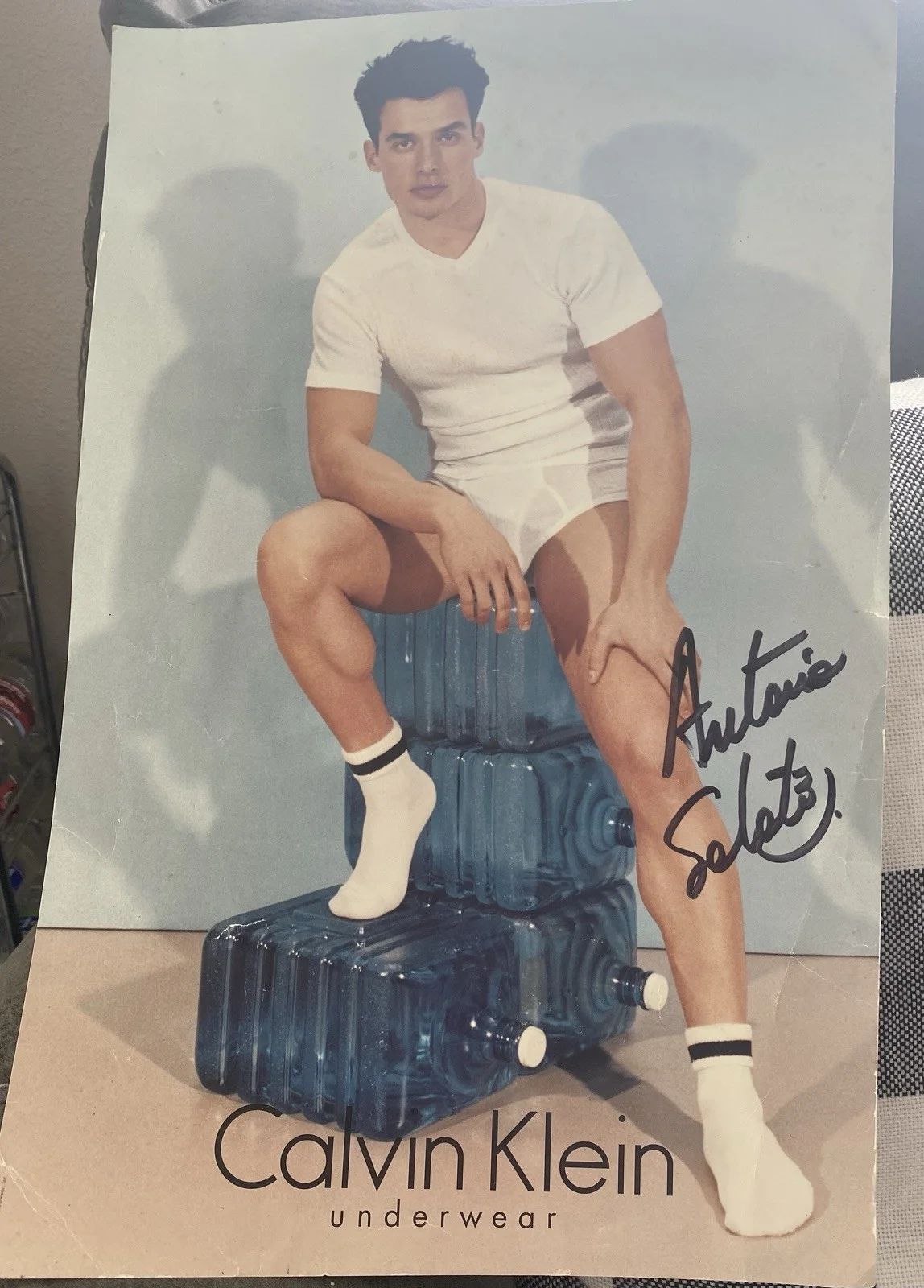 Antonio Sabato Jr. Autographed Calvin Klein Poster, image 3