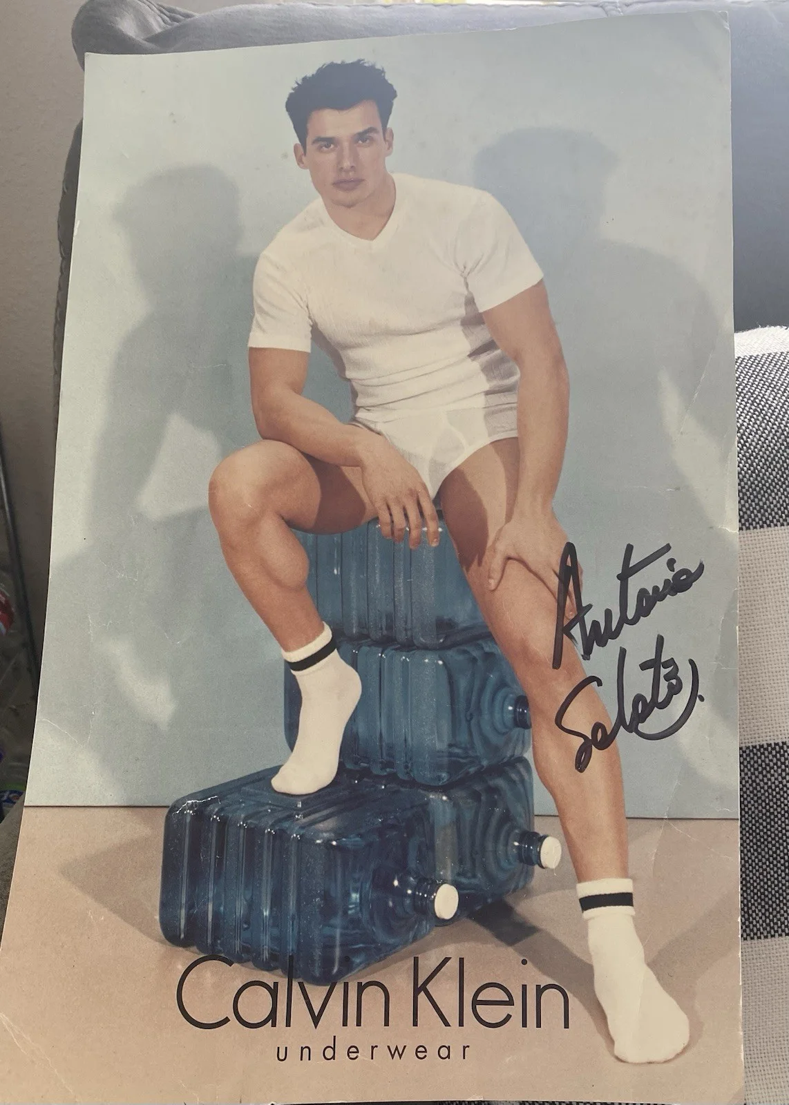 Antonio Sabato Jr. Autographed Calvin Klein Poster, image 4