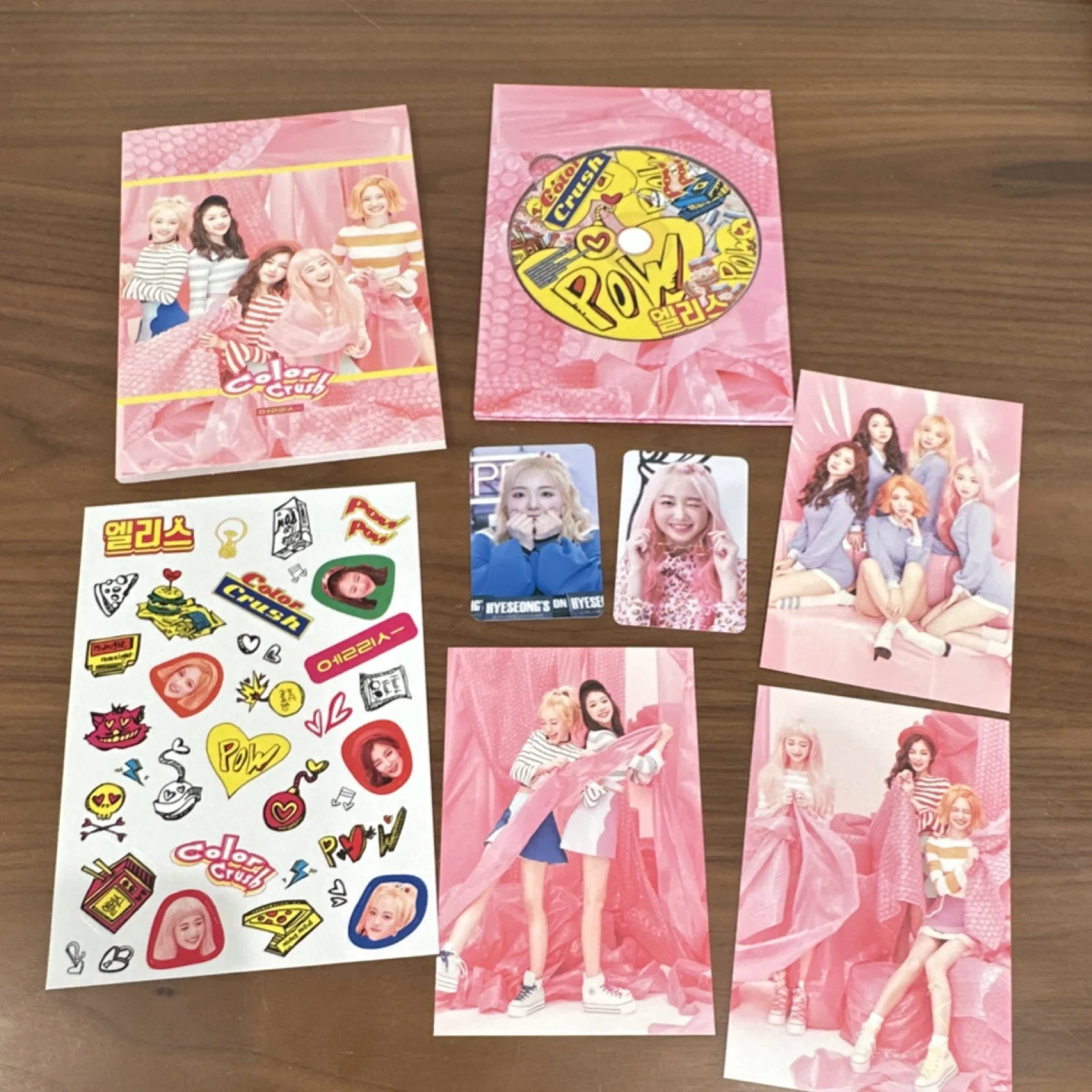 ELRIS Color Crush Autographed 1st Mini Album Booklet + All Inserts, изображение 3