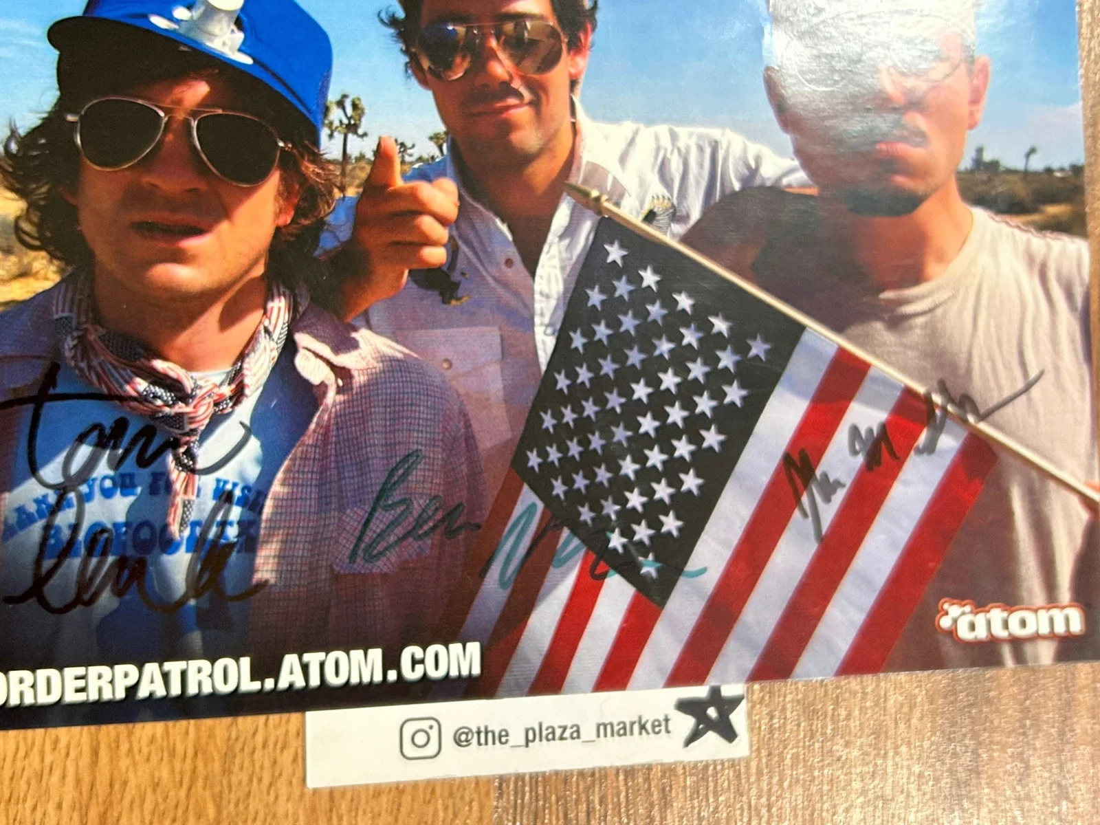 Signed Border Patrol SDCC Atom photo tom link Ben McMillan autographed, image 2