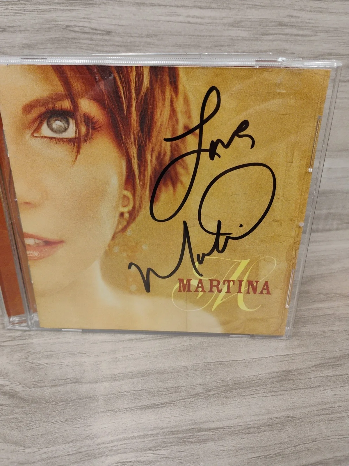 SIGNED Martina McBride CD MARTINA 2003 Country Autographed, image 2