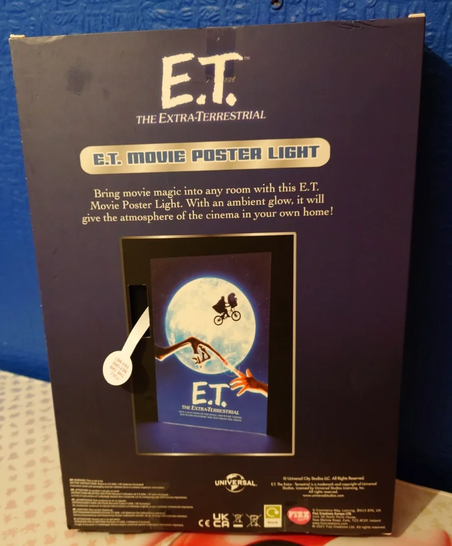 E.T. The Extra-Terrestrial Movie Poster Light, image 2