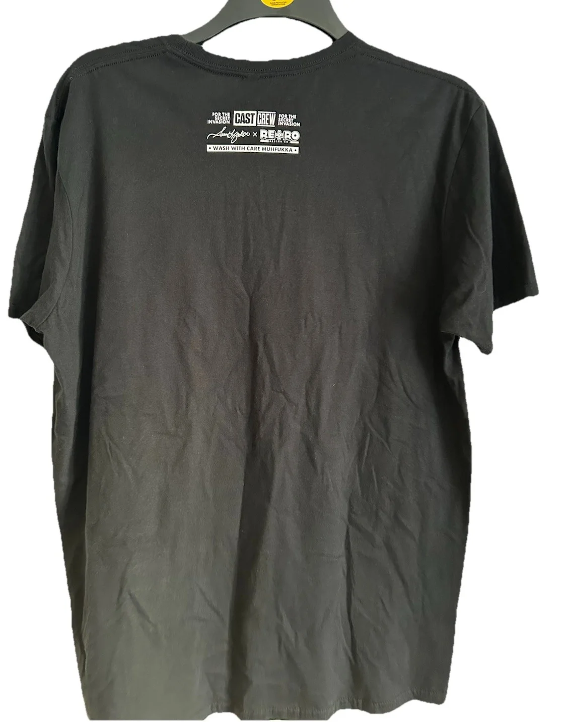 Marvel Secret Invasion cast & crew Wrap Gift Samuel L Jackson T Shirt Large Rare, image 2