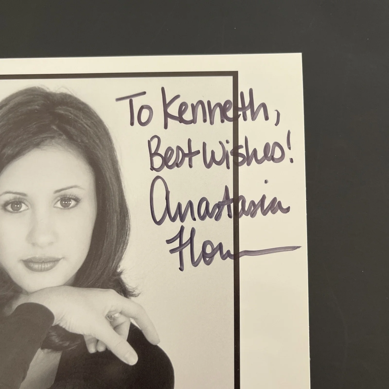 ANASTASIA HORNE Buffy Vampire Slayer: Signed Celebrity Letter & Photo 8x10” /KSK, изображение 2