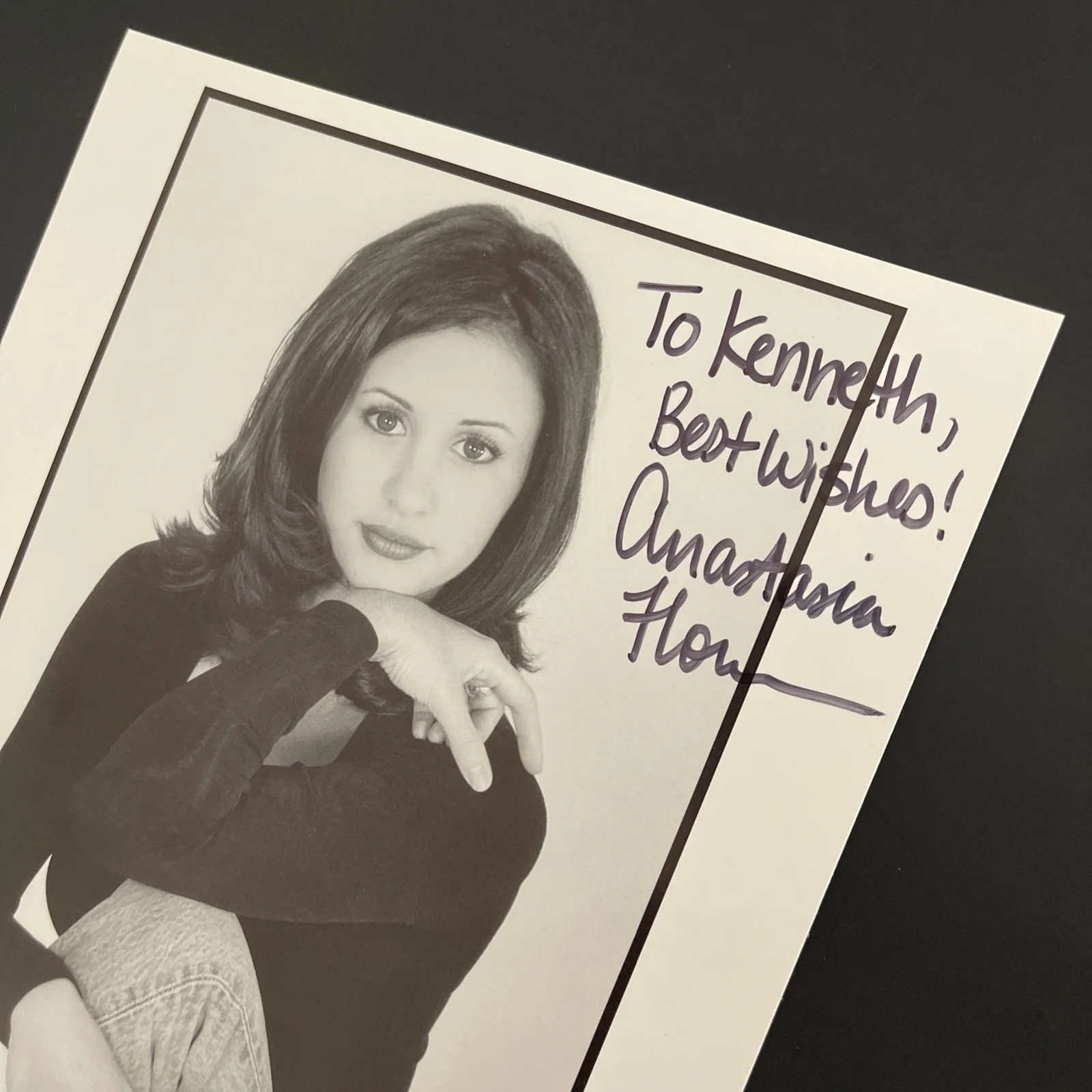 ANASTASIA HORNE Buffy Vampire Slayer: Signed Celebrity Letter & Photo 8x10” /KSK, изображение 3