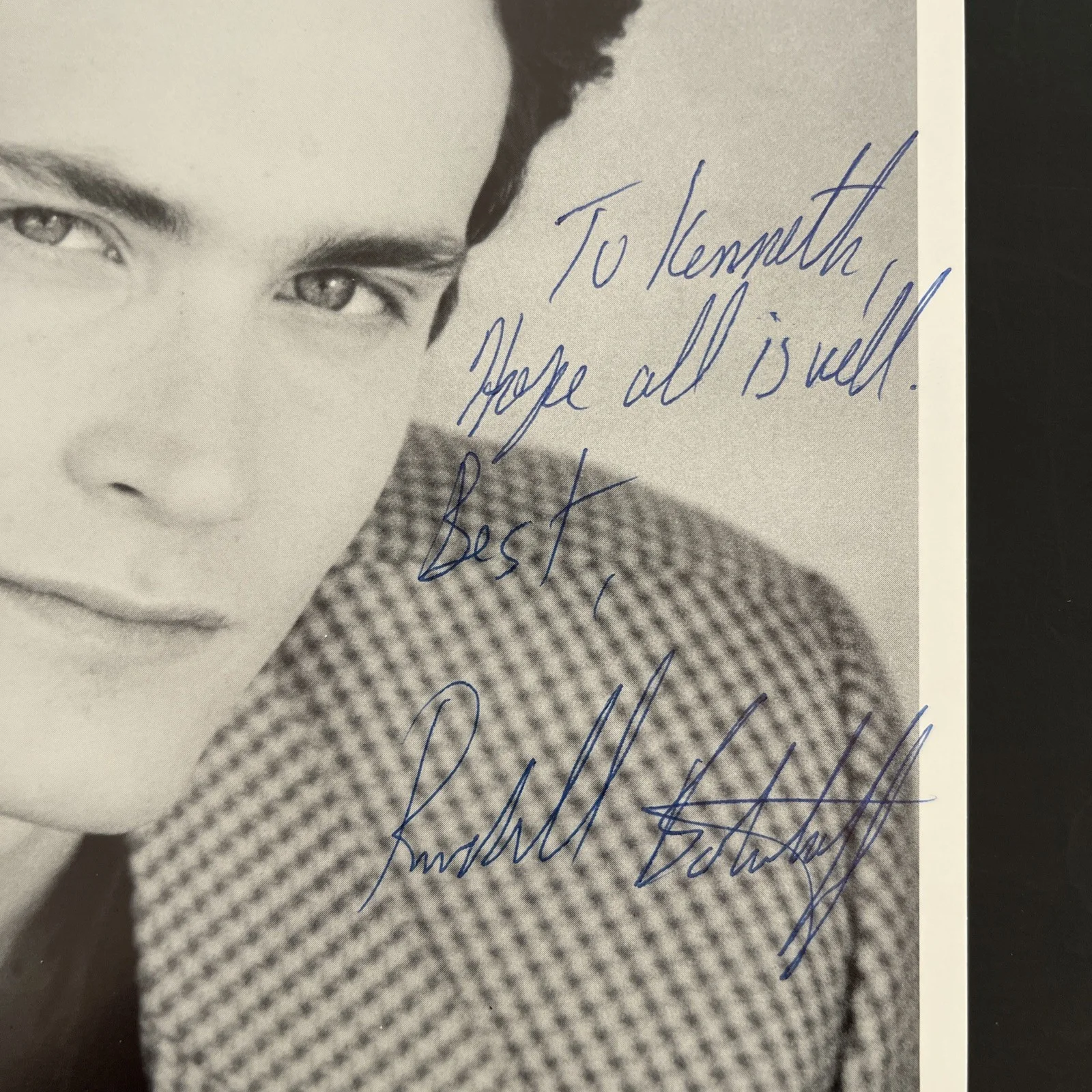 RANDALL BATINKOFF: Hand Signed Original Celebrity Photo 8 x 10” / KSK, изображение 2