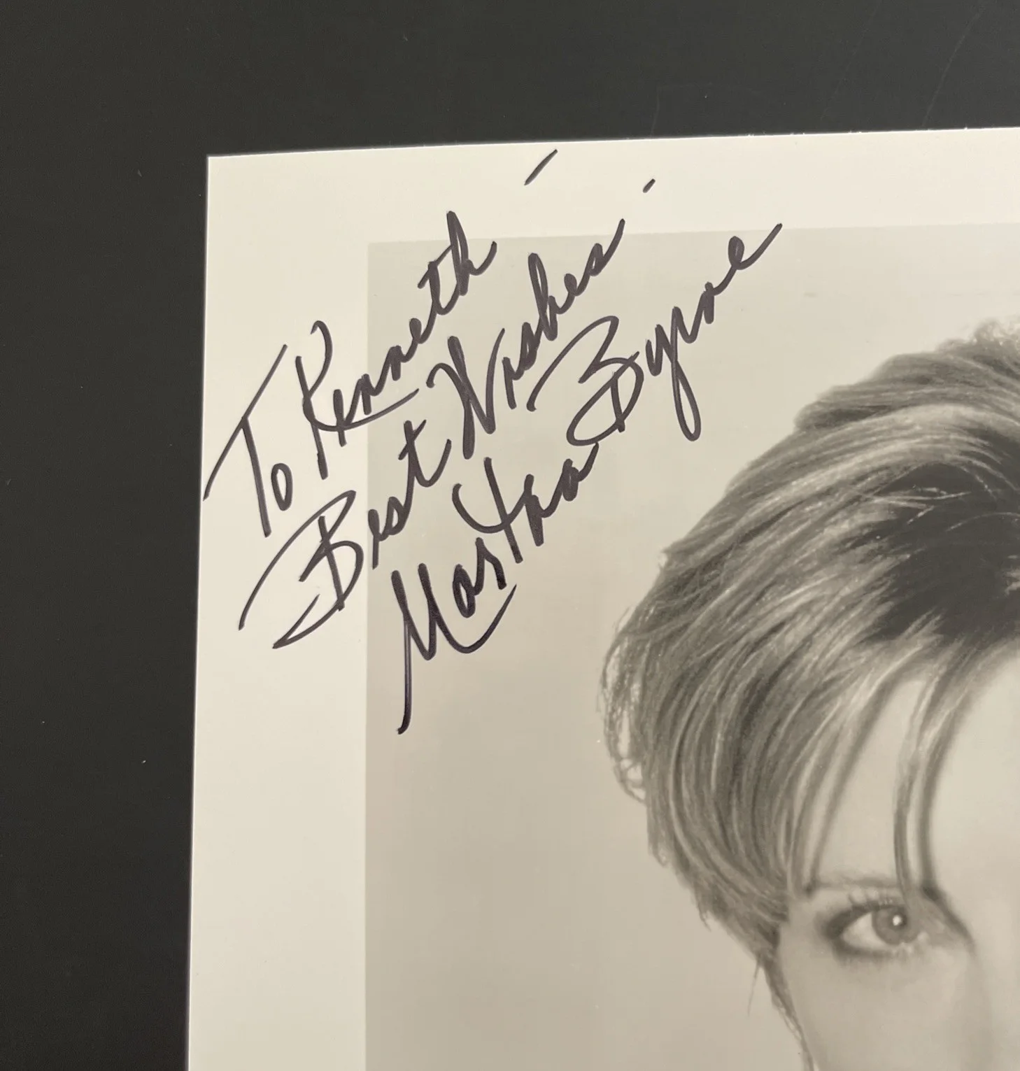 MARTHA BYRNE: Hand Signed Original Celebrity Photo 8 x 10” / KSK, изображение 2