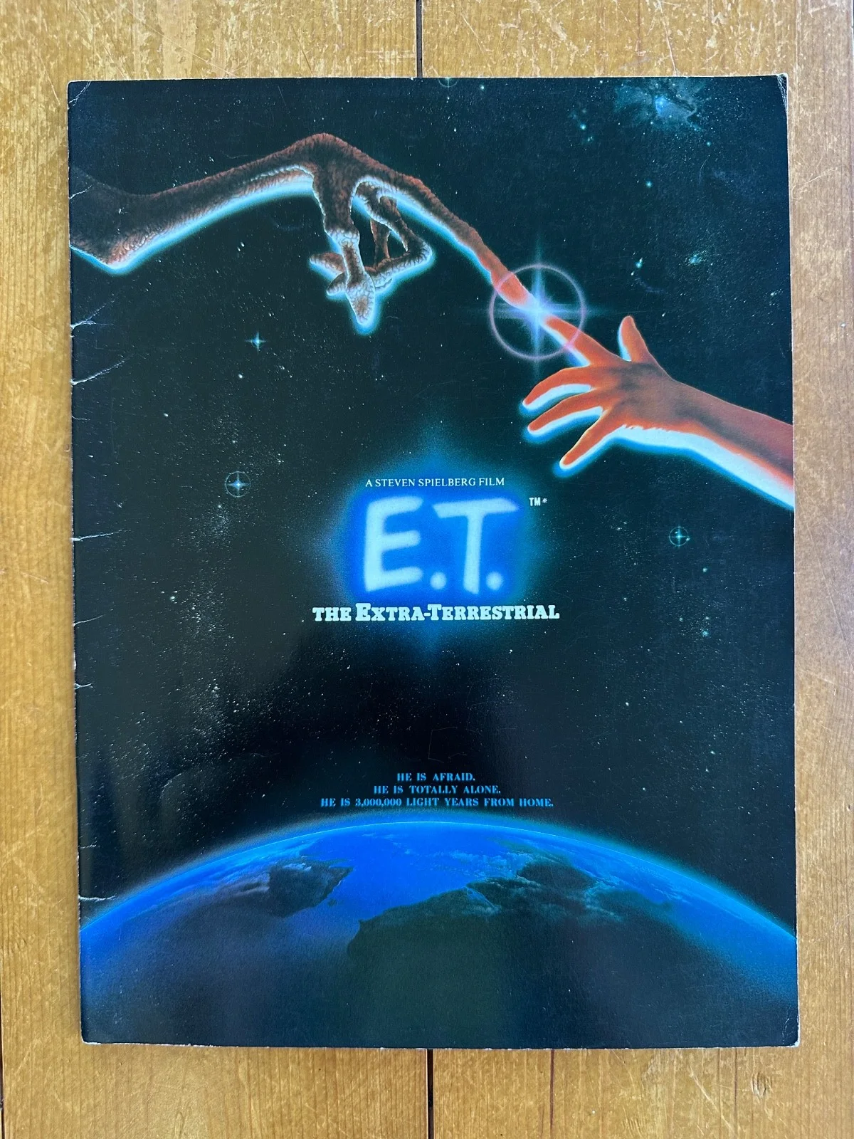 E.T. The Extra-Terrestrial (1982) Original Japanese Cinema Program with Ticket!!, image 2