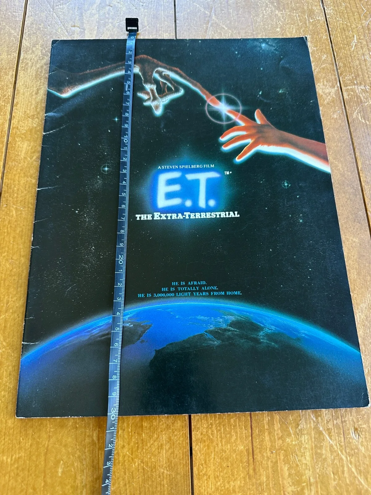 E.T. The Extra-Terrestrial (1982) Original Japanese Cinema Program with Ticket!!, image 3