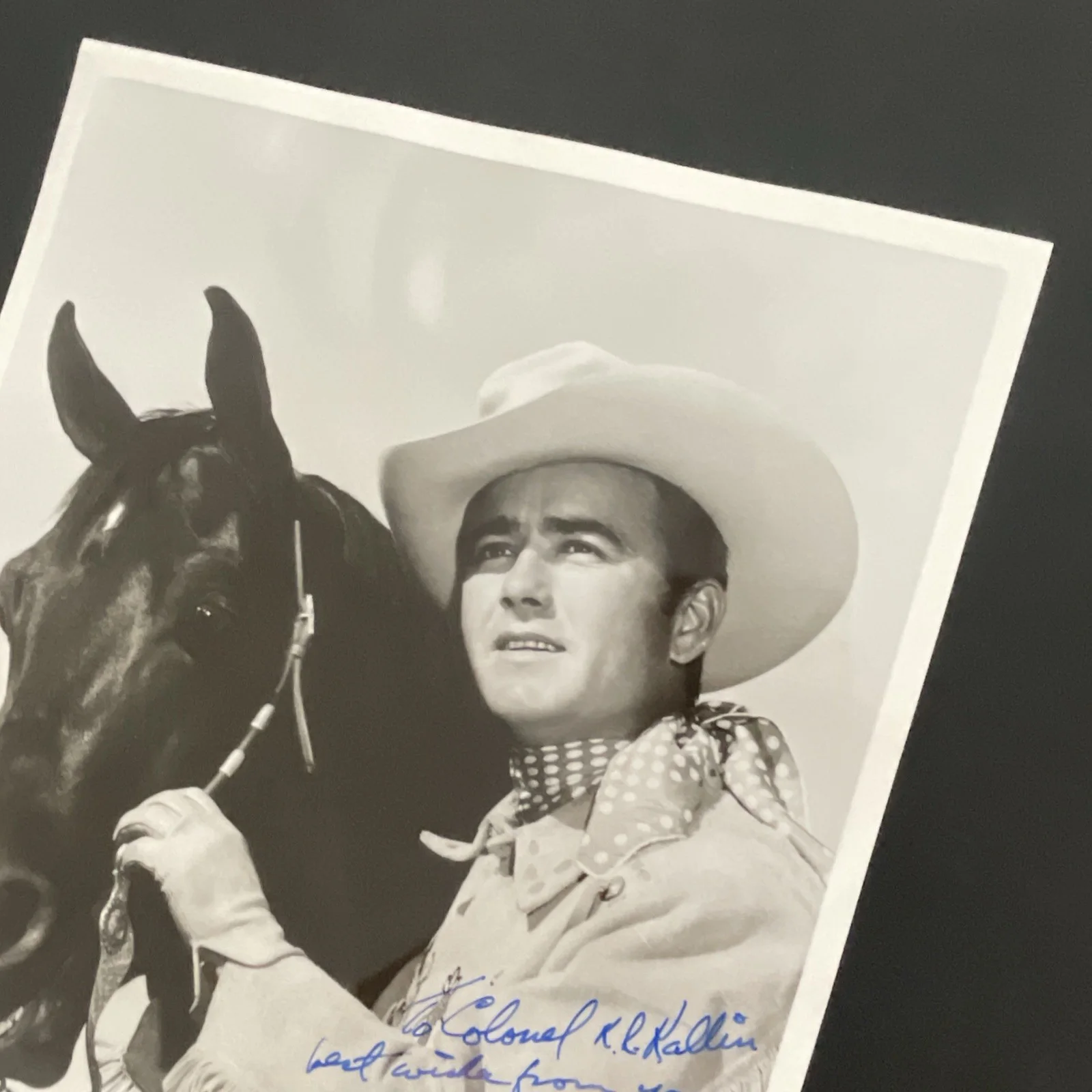 DICK JONES Legendary Actor: Hand Signed Original Celebrity Photo 8 x 10” / KSK, image 3