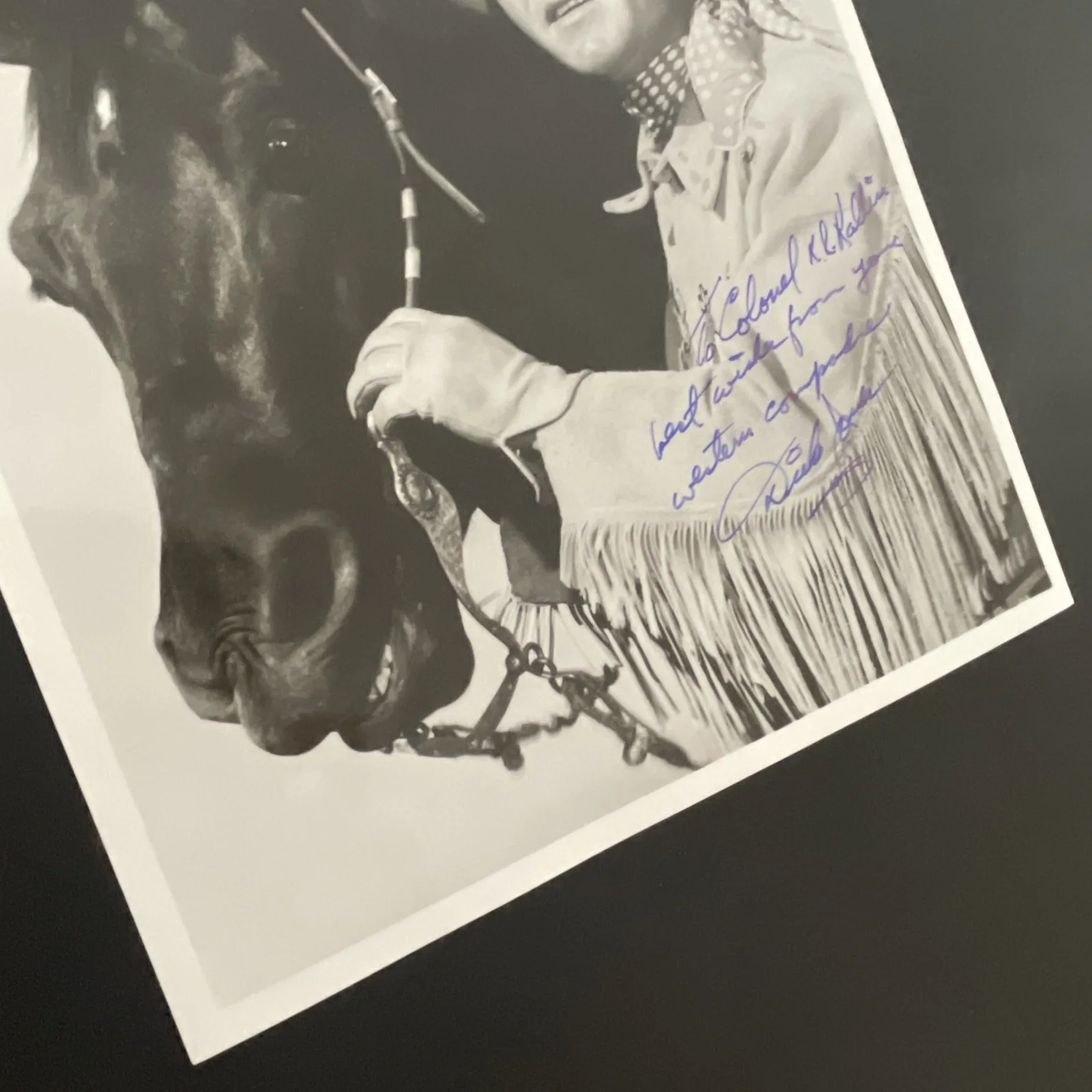 DICK JONES Legendary Actor: Hand Signed Original Celebrity Photo 8 x 10” / KSK, image 4