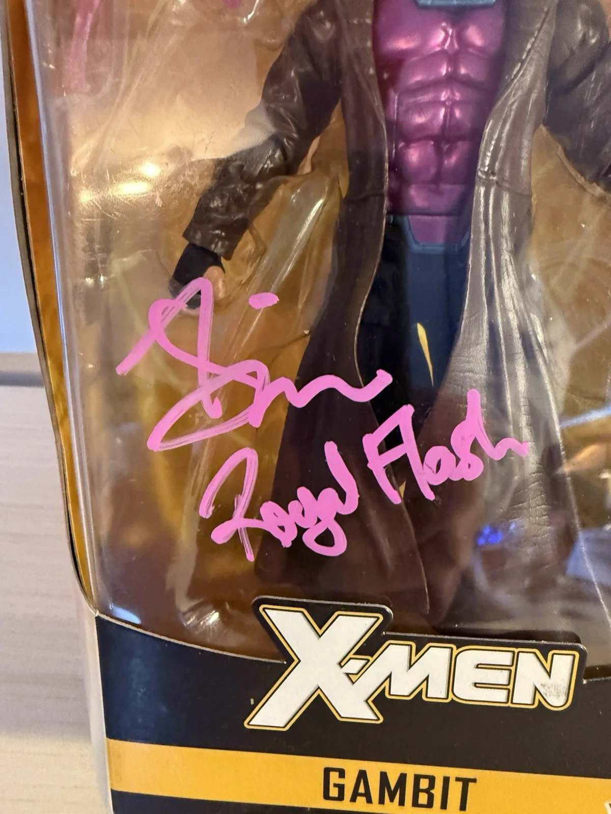 Tony Daniels — Tony Daniels Signed and Inscribed X-Men Gambit Marvel Legends Action Figure, image 2