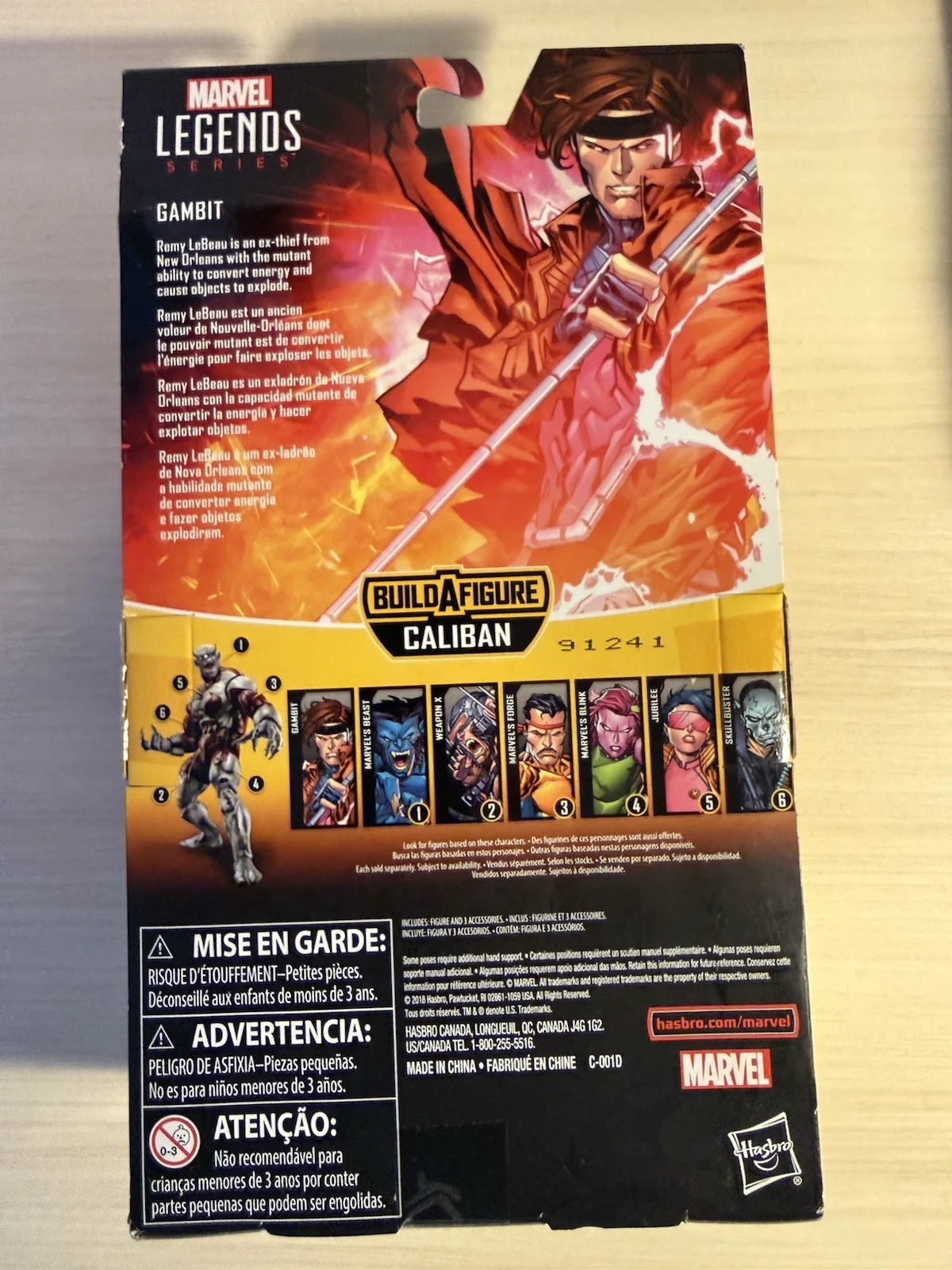 Tony Daniels — Tony Daniels Signed and Inscribed X-Men Gambit Marvel Legends Action Figure, image 3