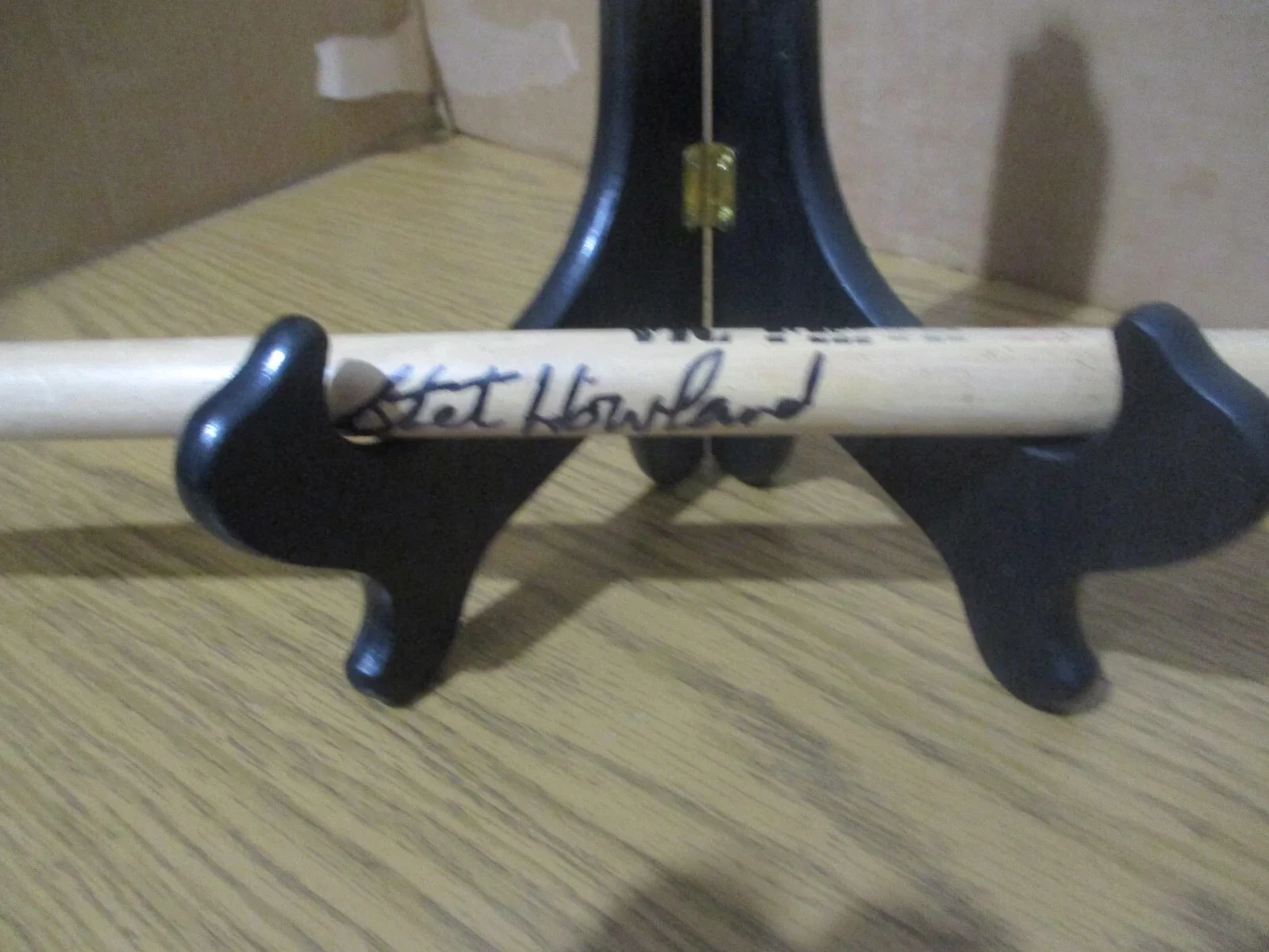 WASP STET HOWLAND AUTHENTIC RARE HAND SIGNED/AUTOGRAPHED USED DRUM STICK, image 3