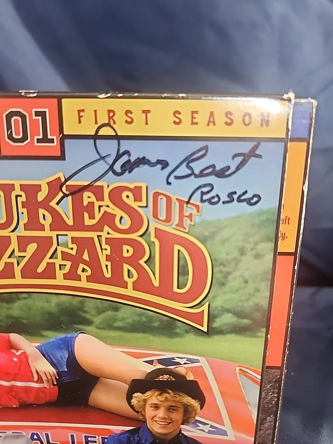 james best — Sonny Shroyer & James Best signed Dukes Of Hazzard First Season DVD Set, изображение 2