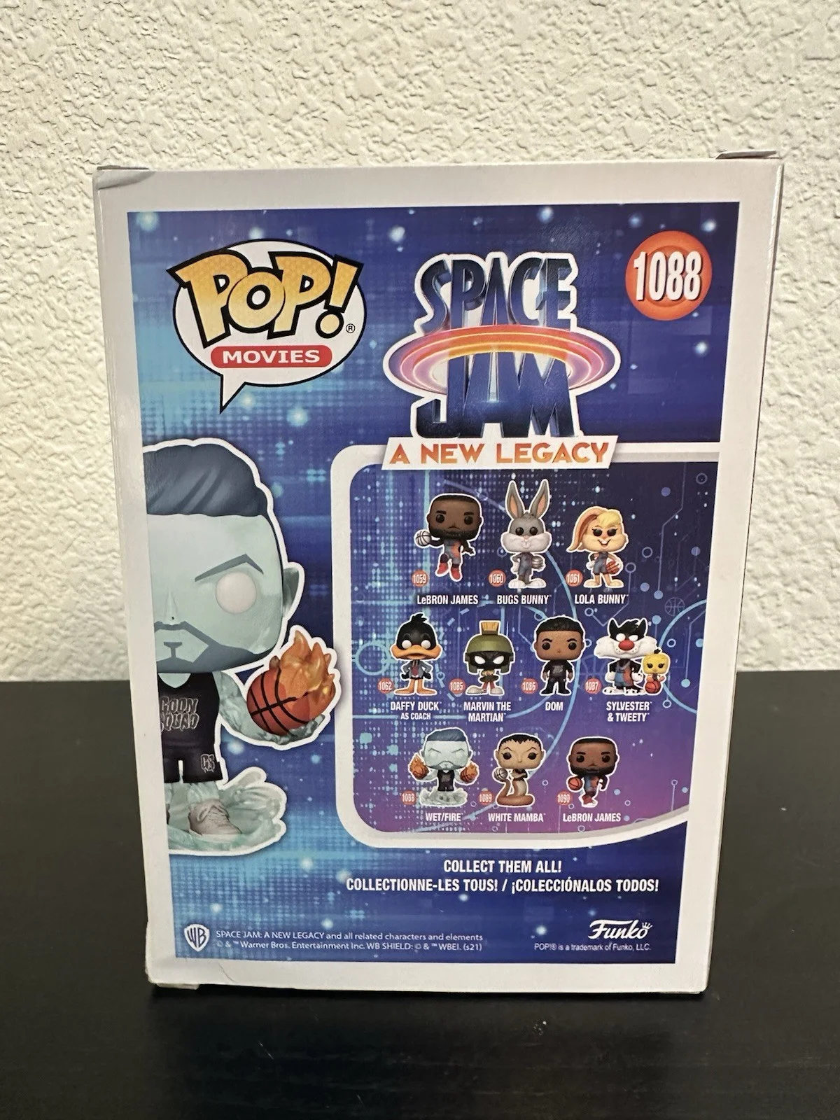 Klay Thompson — RARE: Klay Thompson Signed Autographed Funko POP! Space Jam Wet/Fire With JSA, image 3