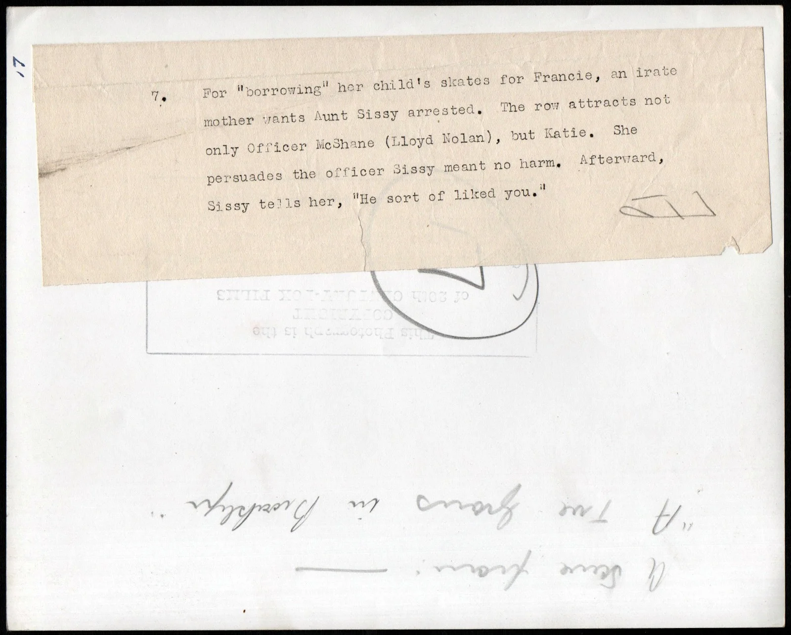 A TREE GROWS IN BROOKLYN 1945 Lloyd Nolan, Dorothy McGuire 4 STILLS, image 4