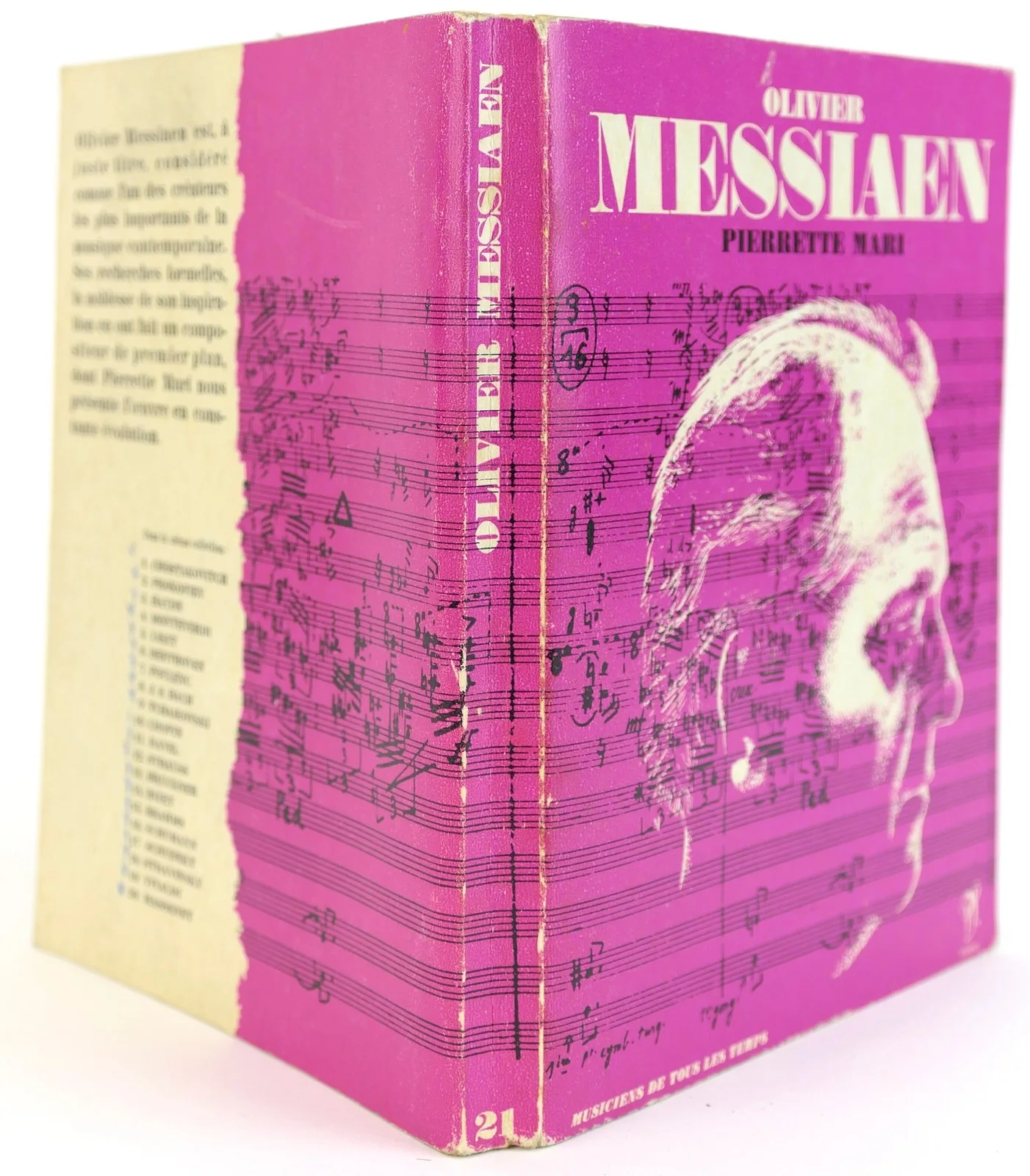 MESSIAEN, Olivier. (1908–1992) [Mari, Pierrette. (b. 1929)]: SIGNED BOOK, image 3