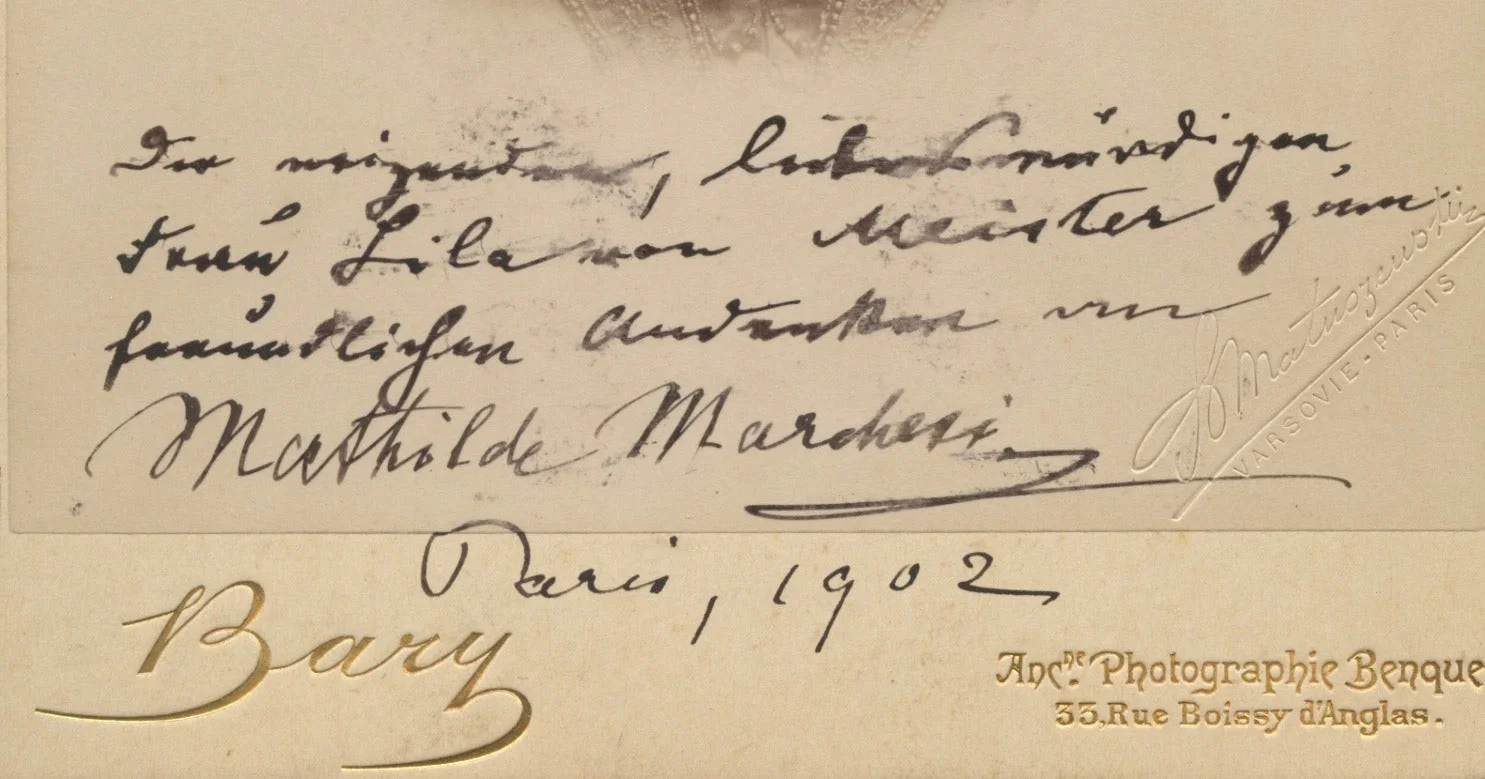 MARCHESI, Mathilde de Castrone.: OPERA Signed Photograph, изображение 3