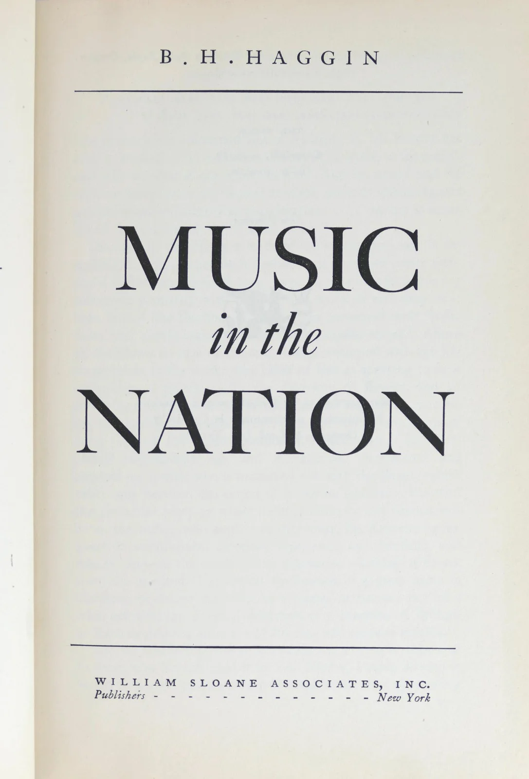 "Music in the Nation" - EX-GEORGE BALANCHINE SIGNED COPY, изображение 5