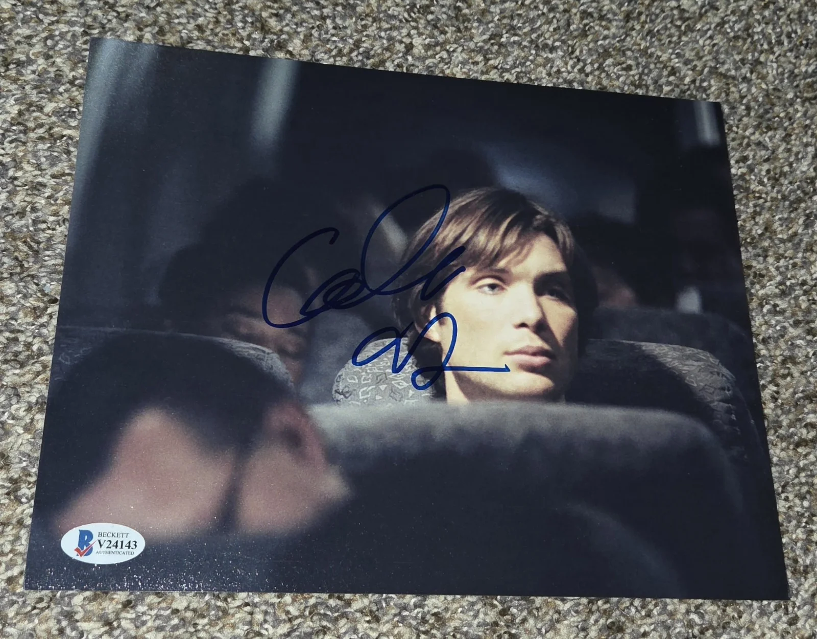 CILLIAN MURPHY 8x10 Autograph Peaky Blinders Red Eye Oppenheimer BAS Beckett, image 2