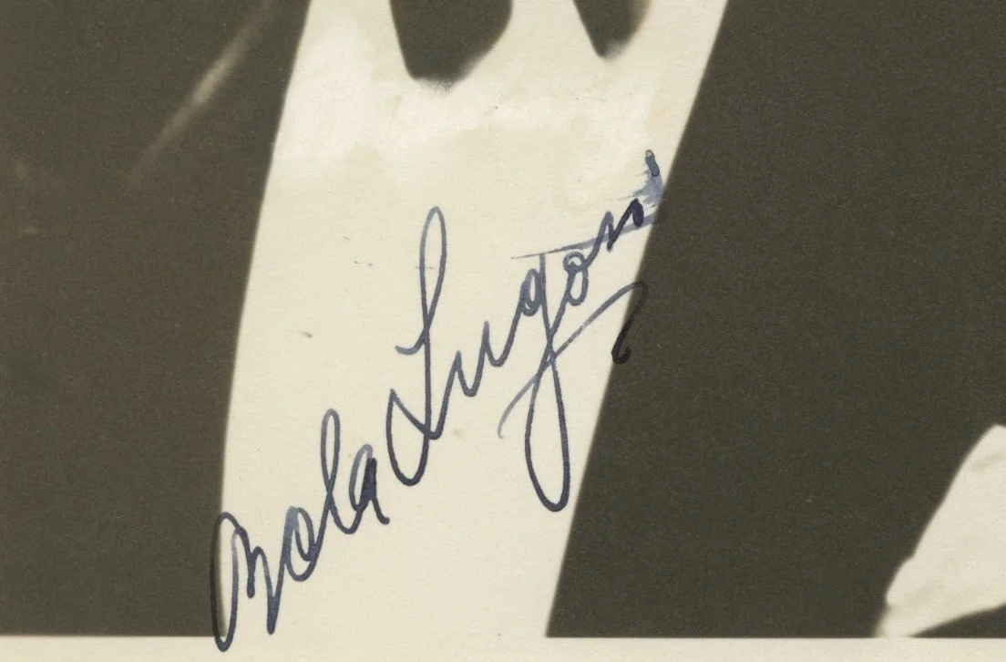 LUGOSI, Bela. (1882 - 1956) Signed Photograph as DRACULA, image 2