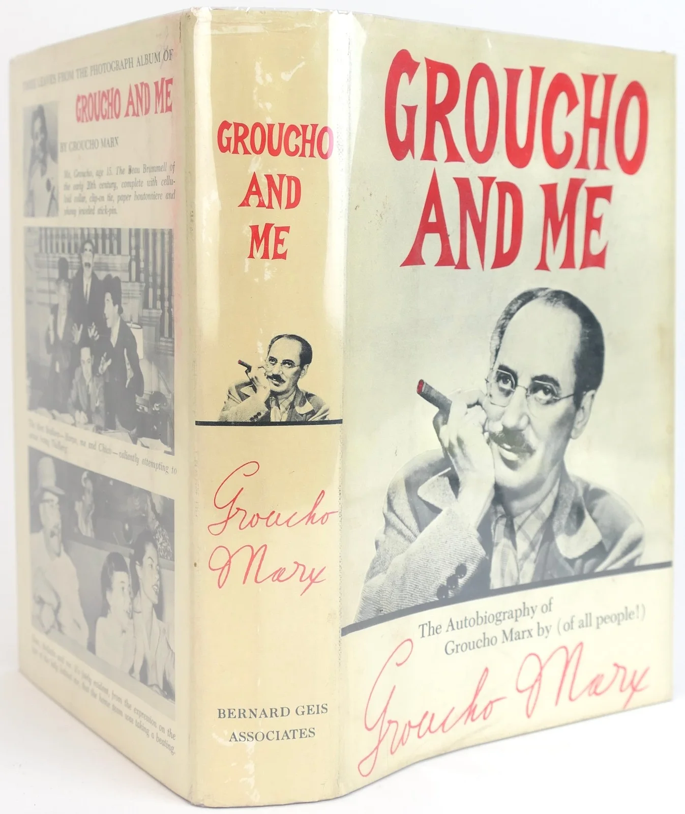 MARX, Groucho.: "Grucho And Me" Signed First Edition Inscribed to Son, image 3