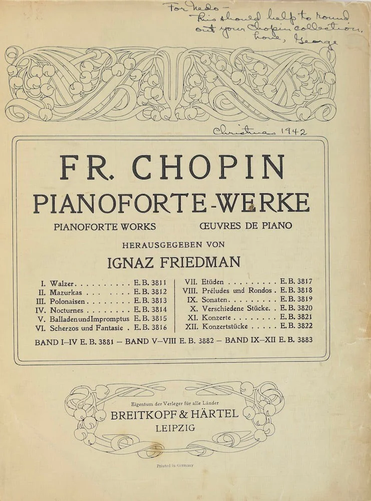 4 CHOPIN Volumes from Library of Ned Rorem - INCLUDING 1st Ed OF EARLY BIOGRAPHY, изображение 3