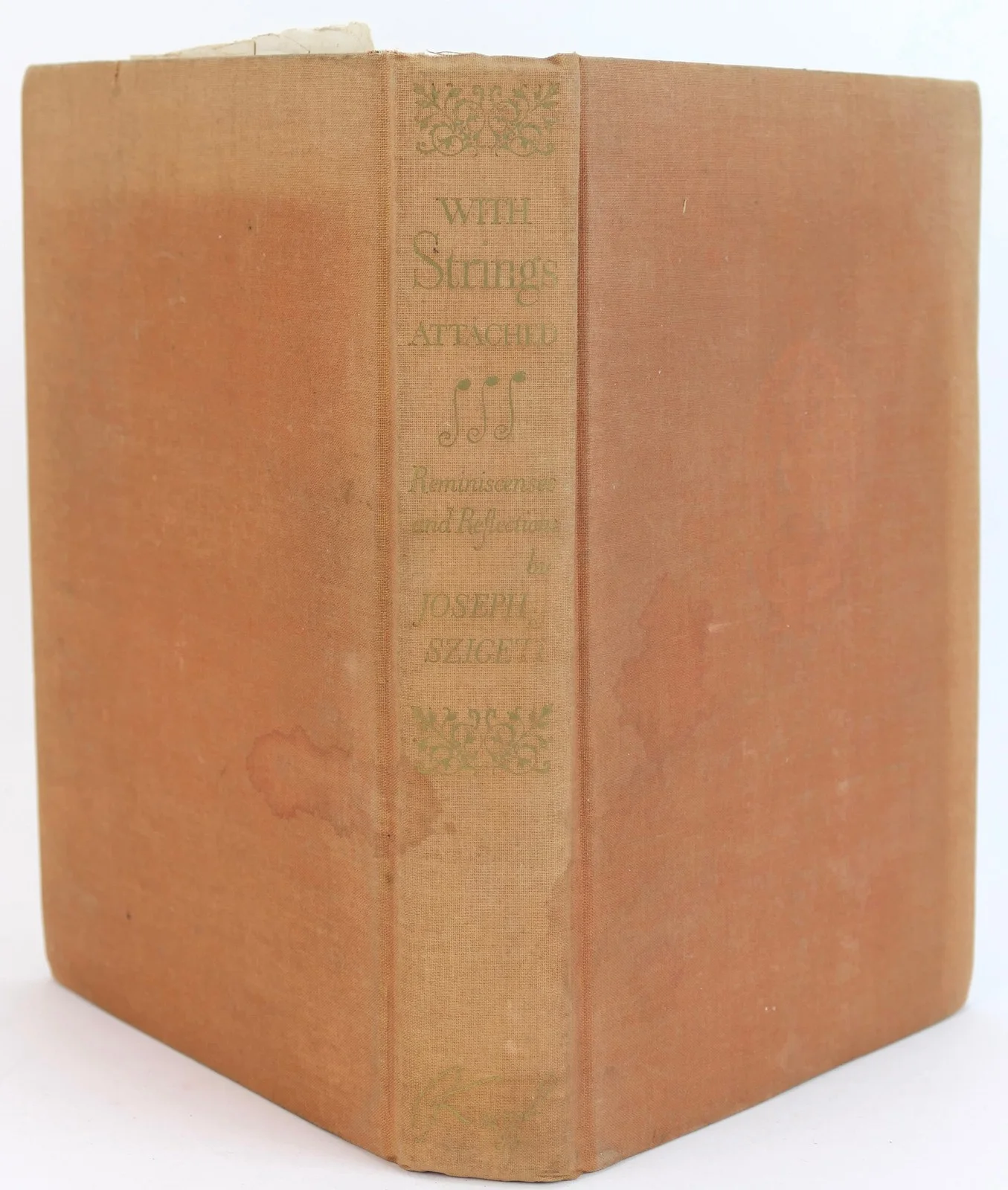 SZIGETI, Joseph. (1892–1973): With Strings Attached - SIGNED, image 2