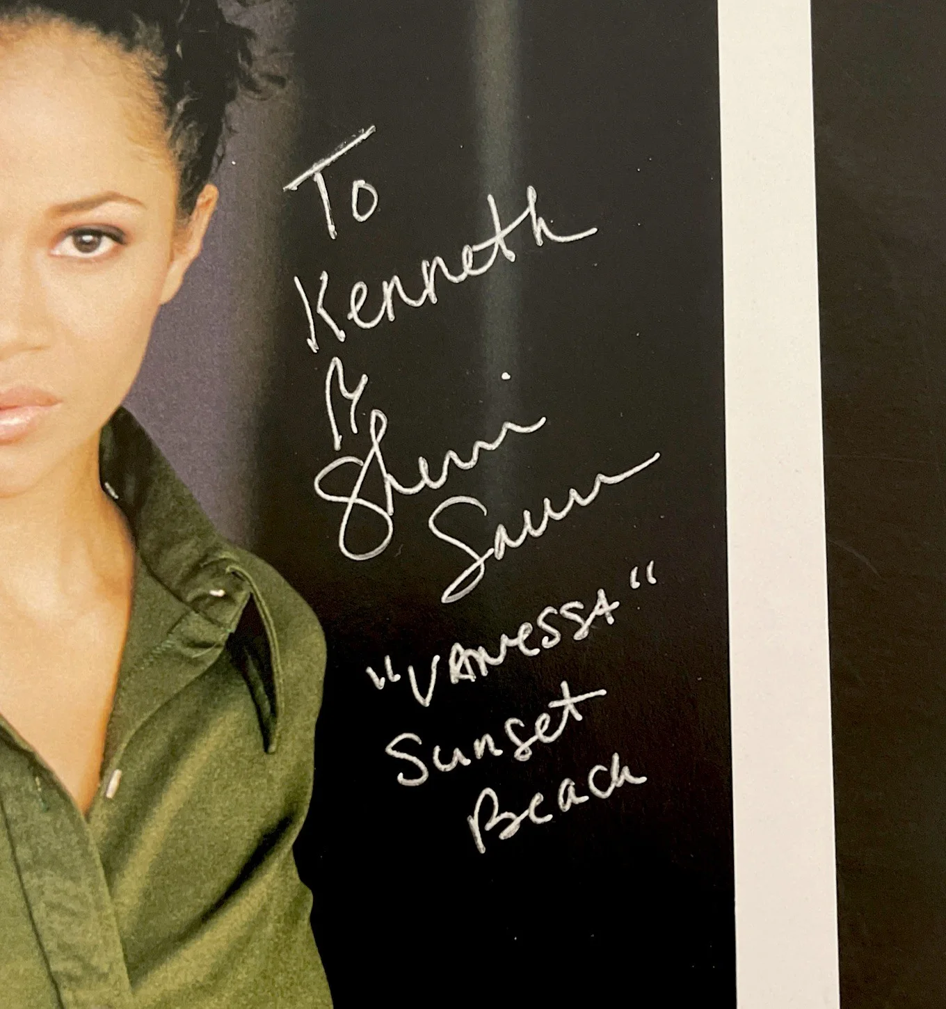SHERRI SAUM Sunset Beach: Signed Original Celebrity Photo Print 8x11”/ KSK, image 2