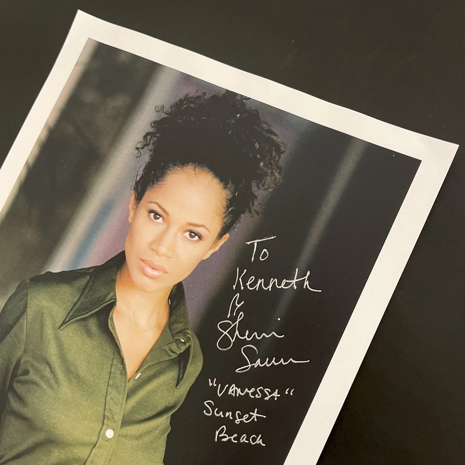 SHERRI SAUM Sunset Beach: Signed Original Celebrity Photo Print 8x11”/ KSK, image 3