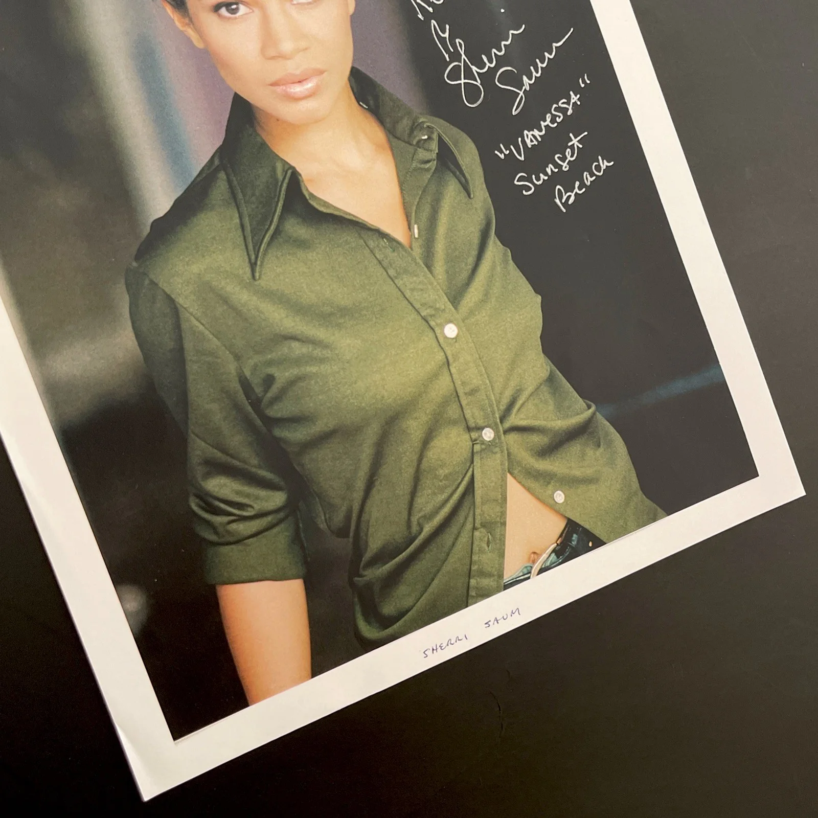 SHERRI SAUM Sunset Beach: Signed Original Celebrity Photo Print 8x11”/ KSK, image 4
