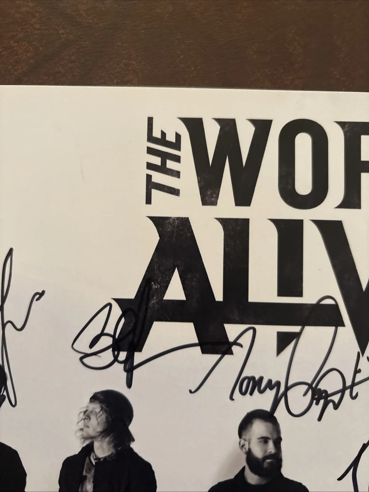 Signed The Word Alive Poster, image 2