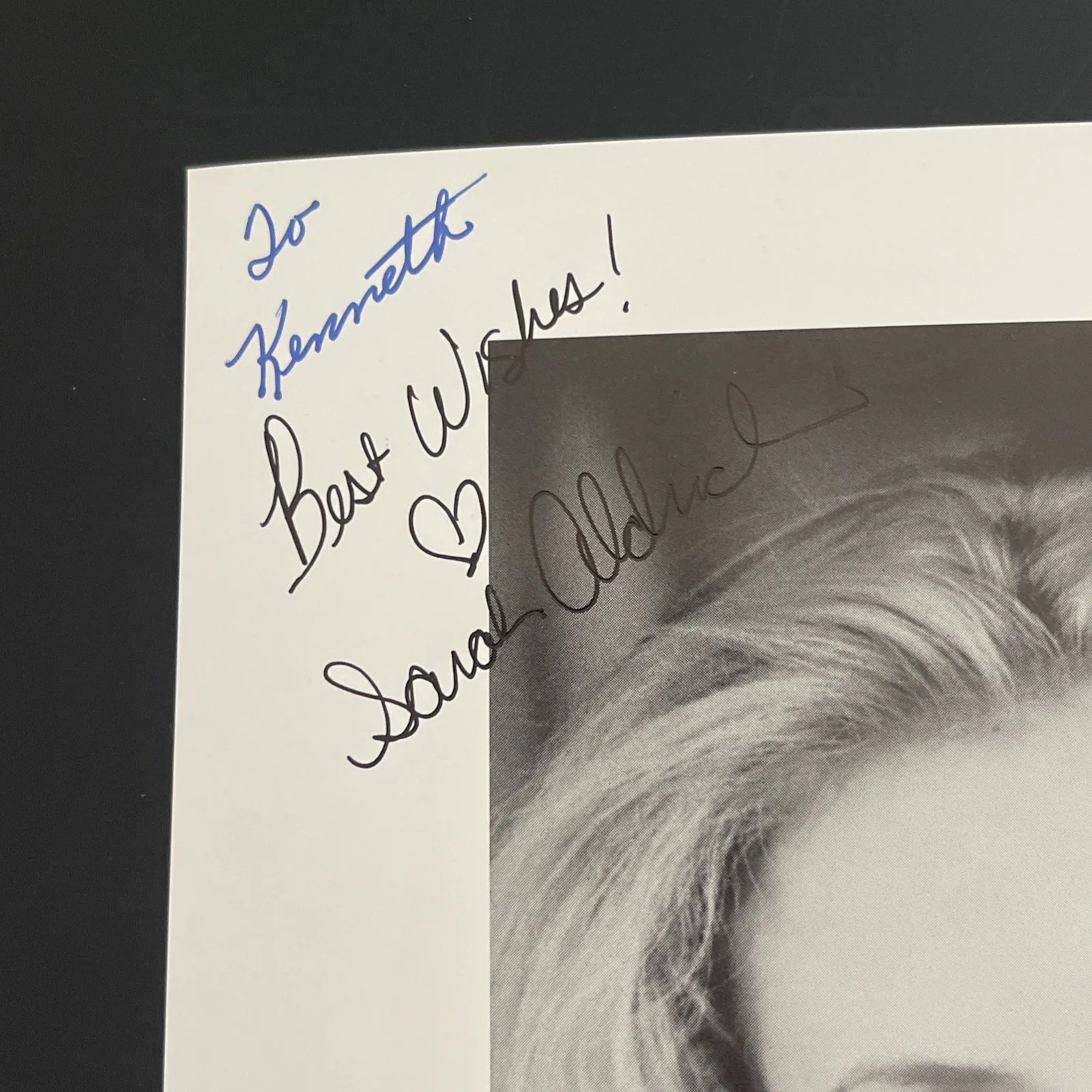 SARAH ALDRICH: Hand Signed Original Celebrity Photo 8 x 10” / KSK, изображение 2