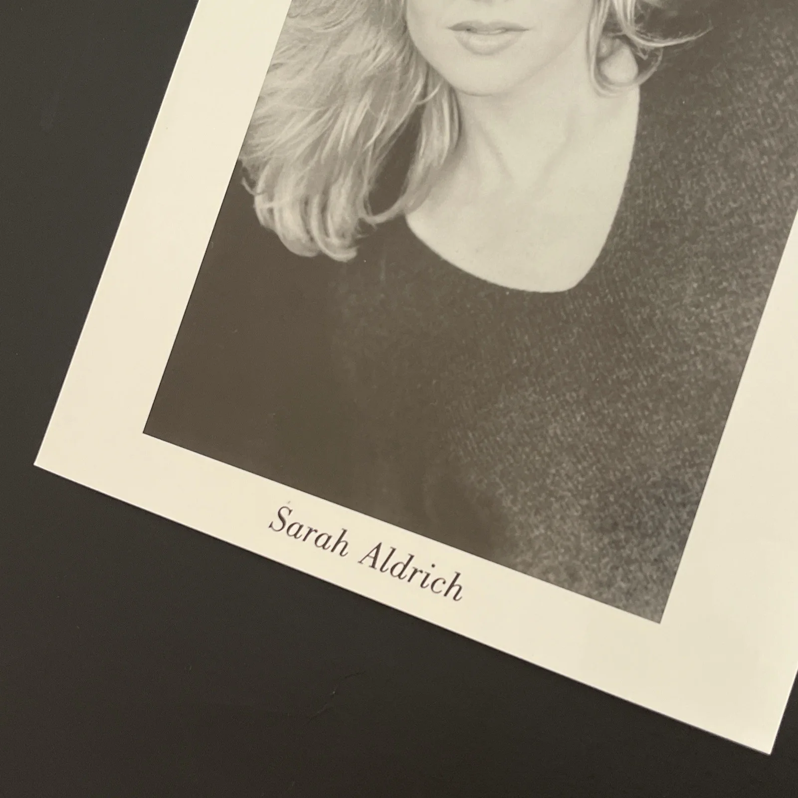 SARAH ALDRICH: Hand Signed Original Celebrity Photo 8 x 10” / KSK, изображение 4
