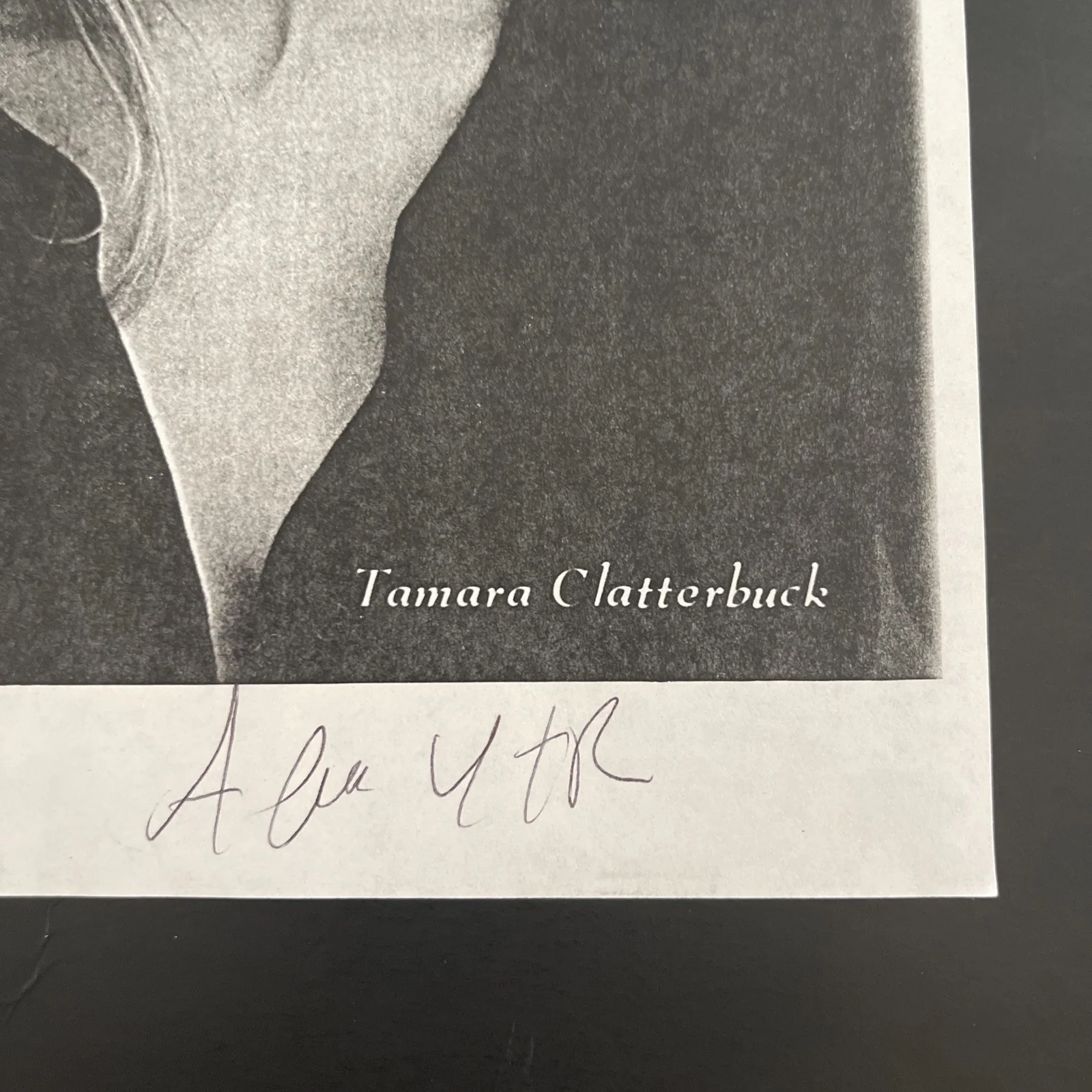 TAMARA CLATTERBUCK: Hand Signed Original Celebrity Photo Print 8 x 11”/ KSK, изображение 2
